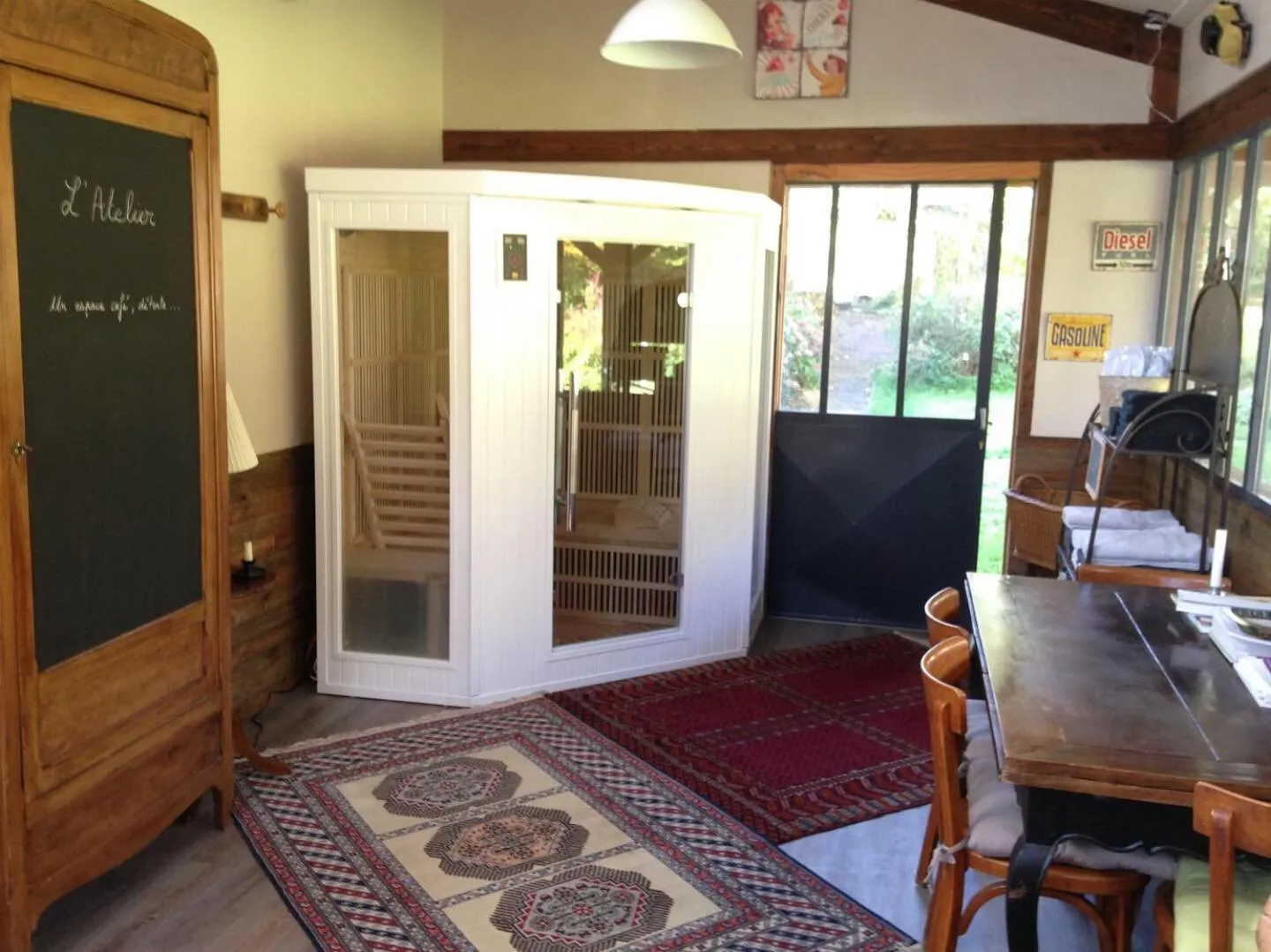 Sauna in Chambre d'Hôtes du Domaine de la Haute Poignandiere