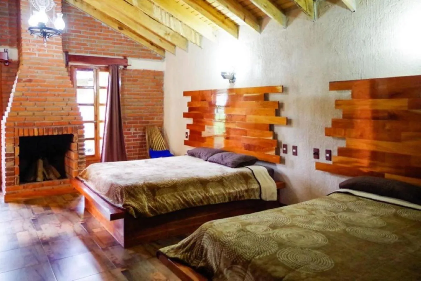 Bedroom, Bed in Cabañas del Bosque