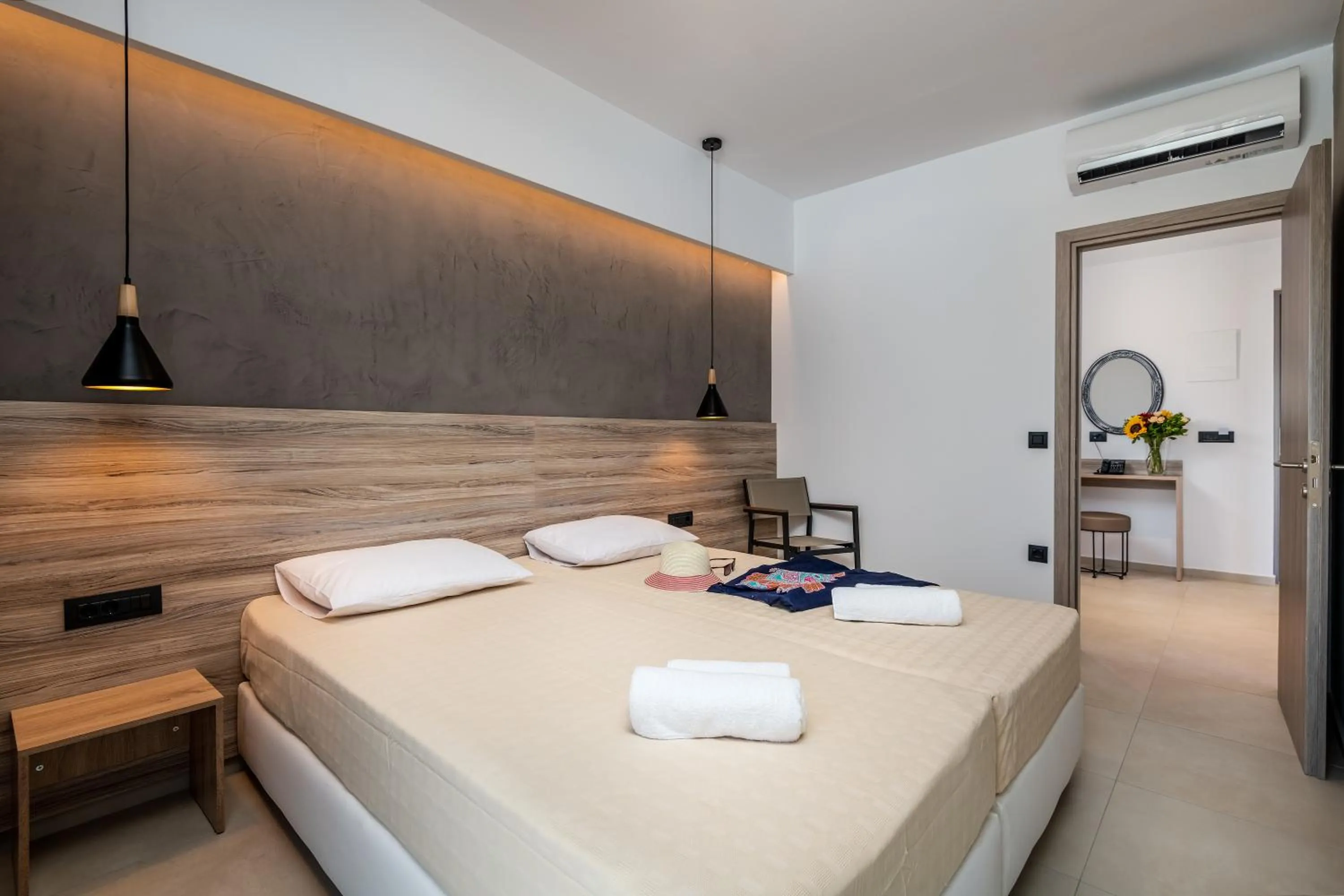 Bed in ONEIRO Boutique Hotel