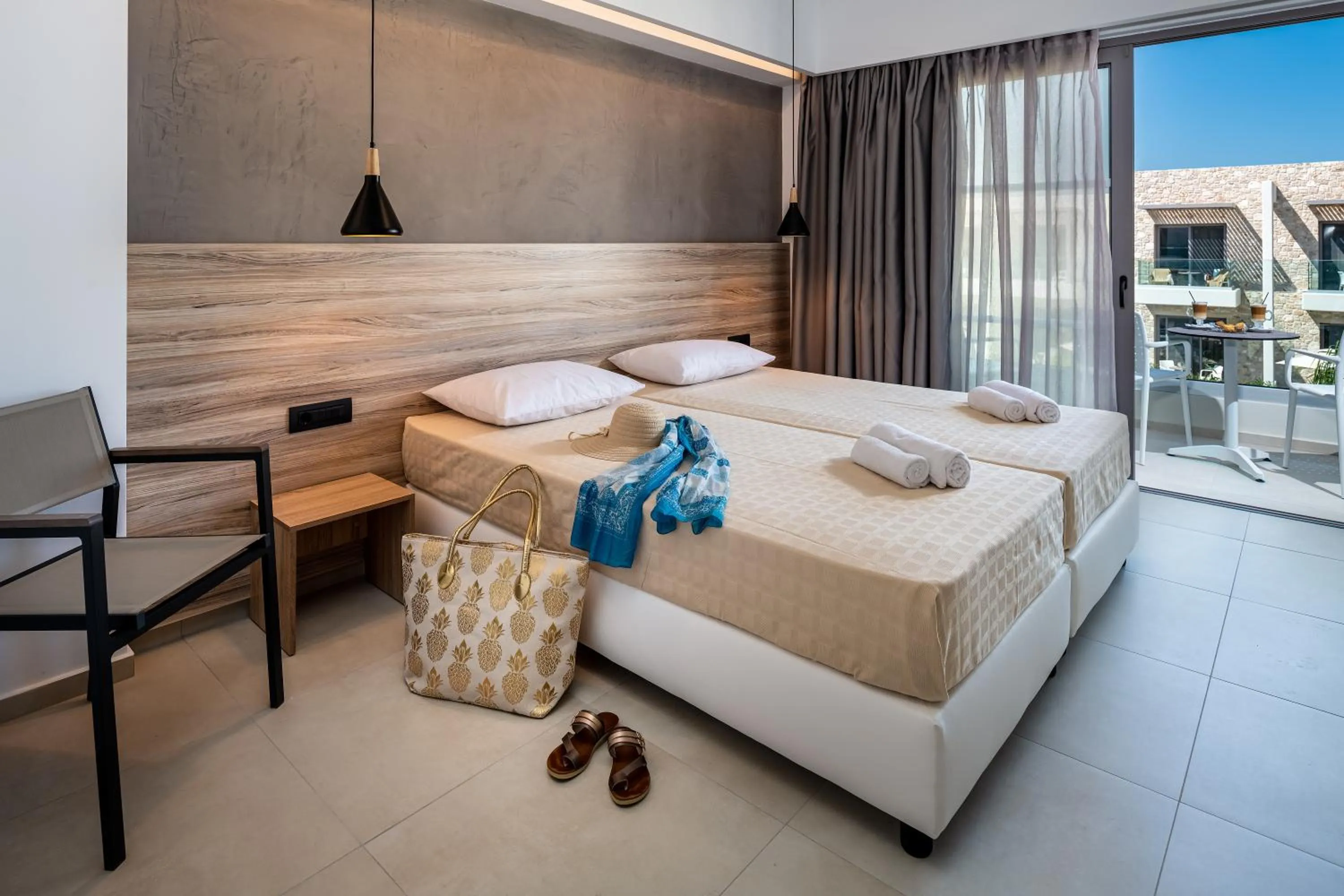 Bed in ONEIRO Boutique Hotel