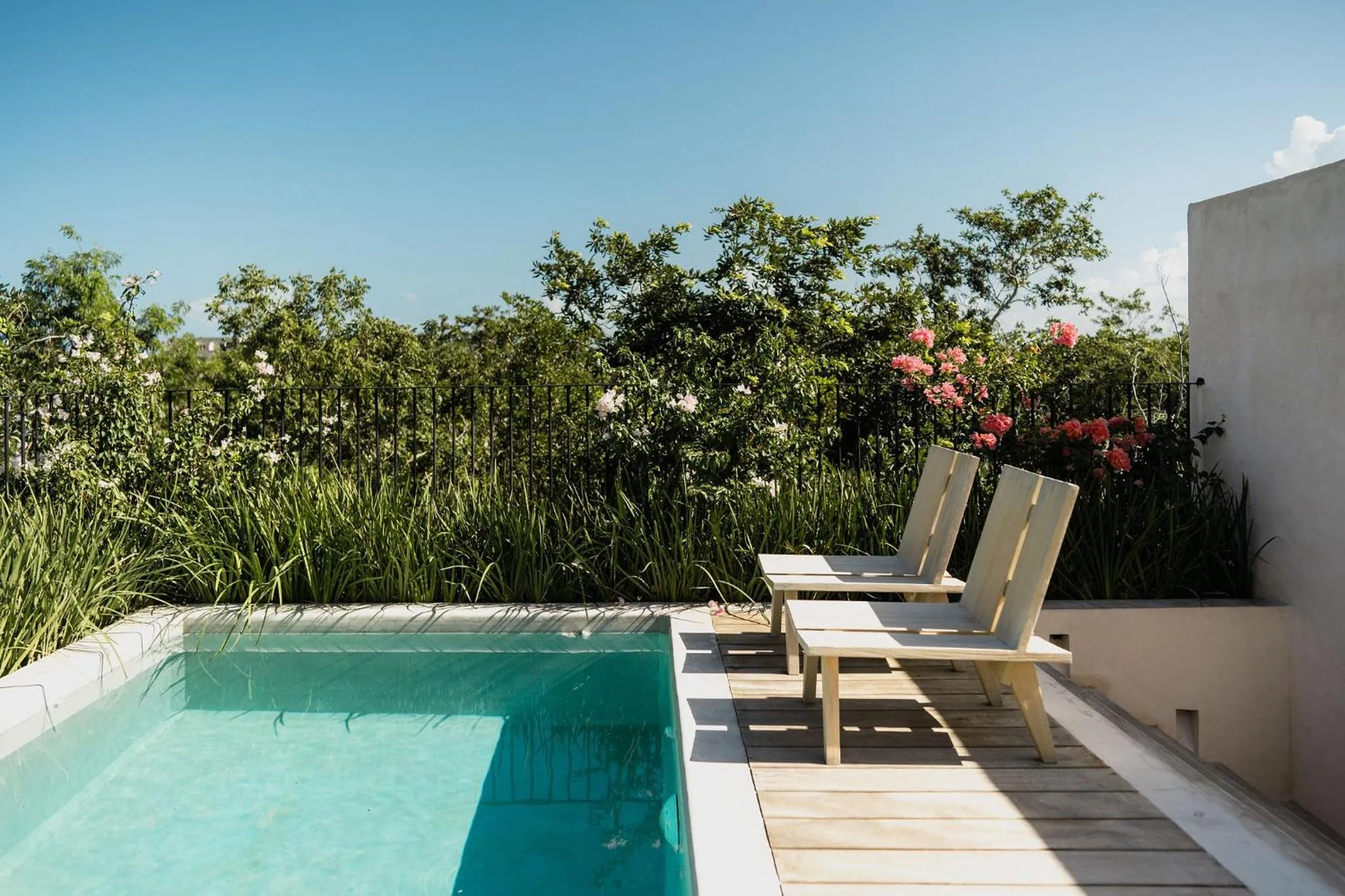 Swimming pool in Jashita Tulum Luxury Villas