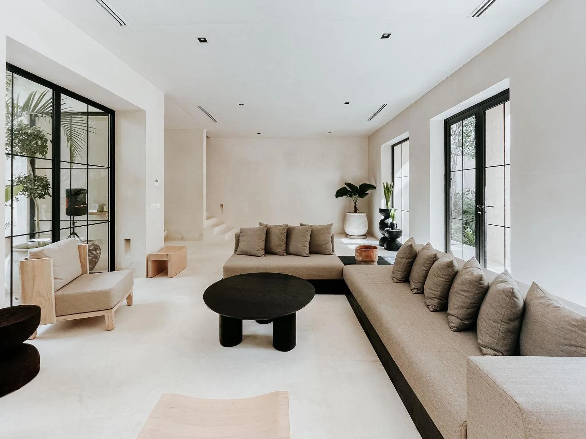 Living room in Jashita Tulum Luxury Villas