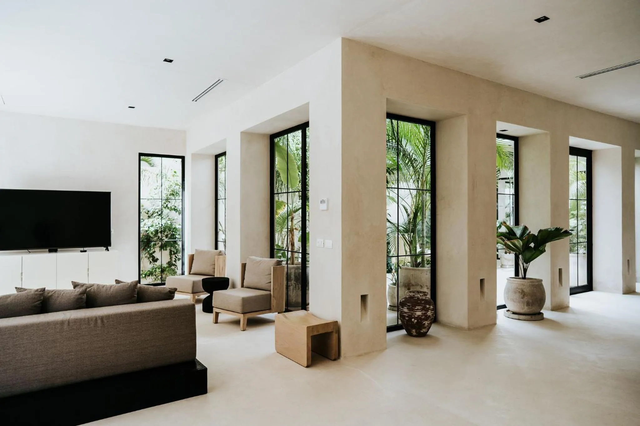 Living room in Jashita Tulum Luxury Villas