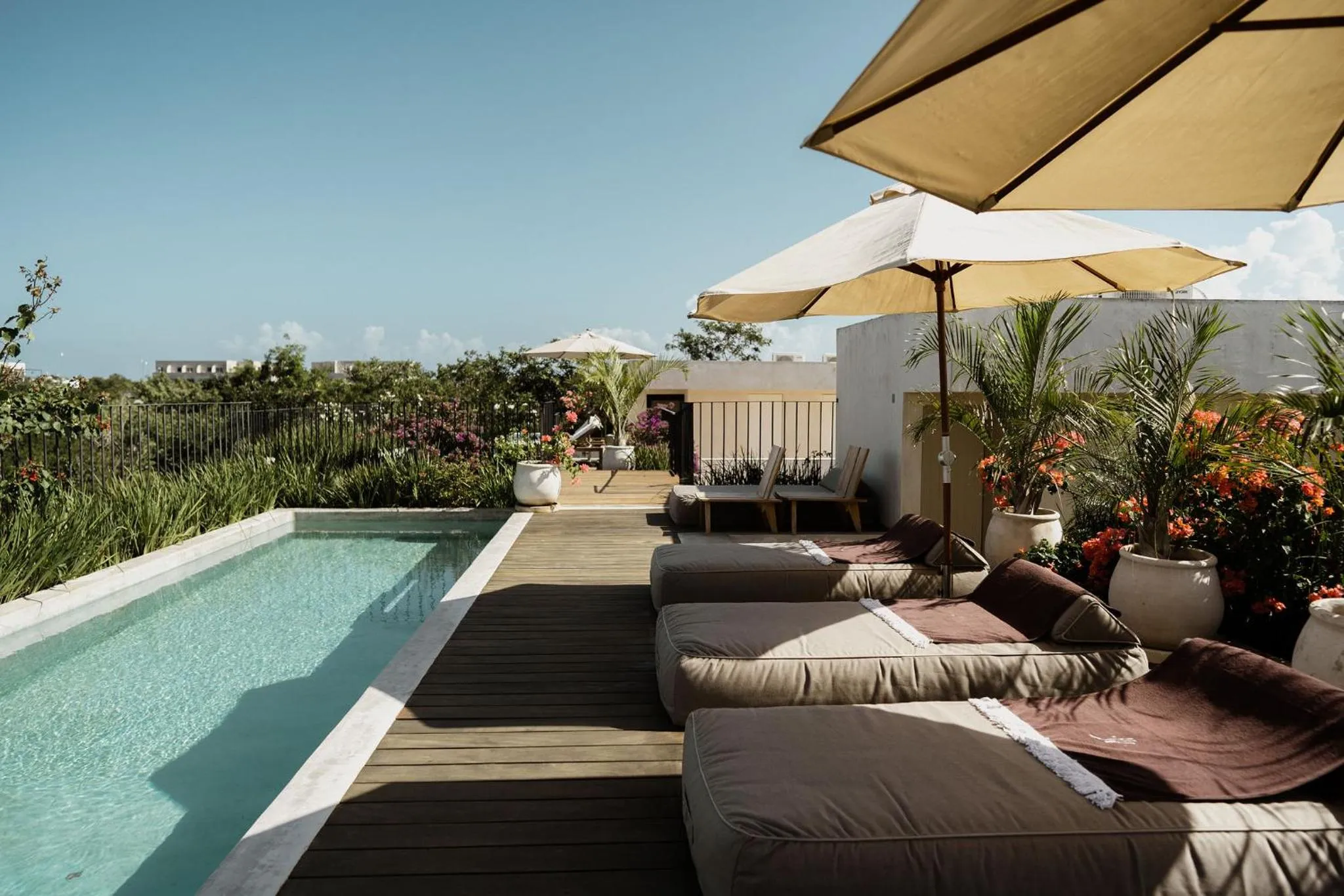 Swimming pool in Jashita Tulum Luxury Villas