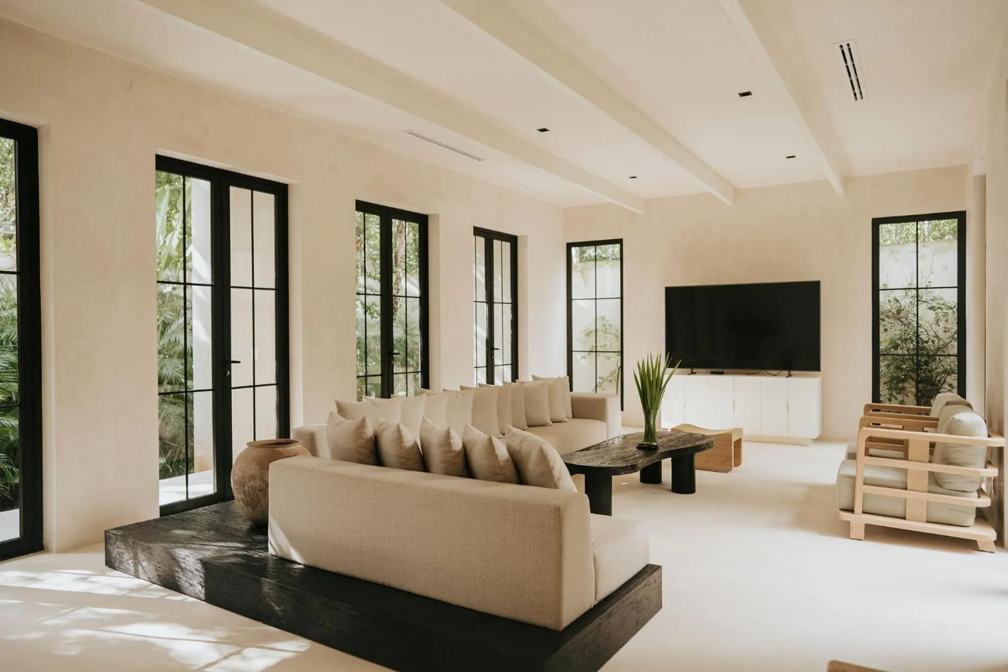 Living room in Jashita Tulum Luxury Villas