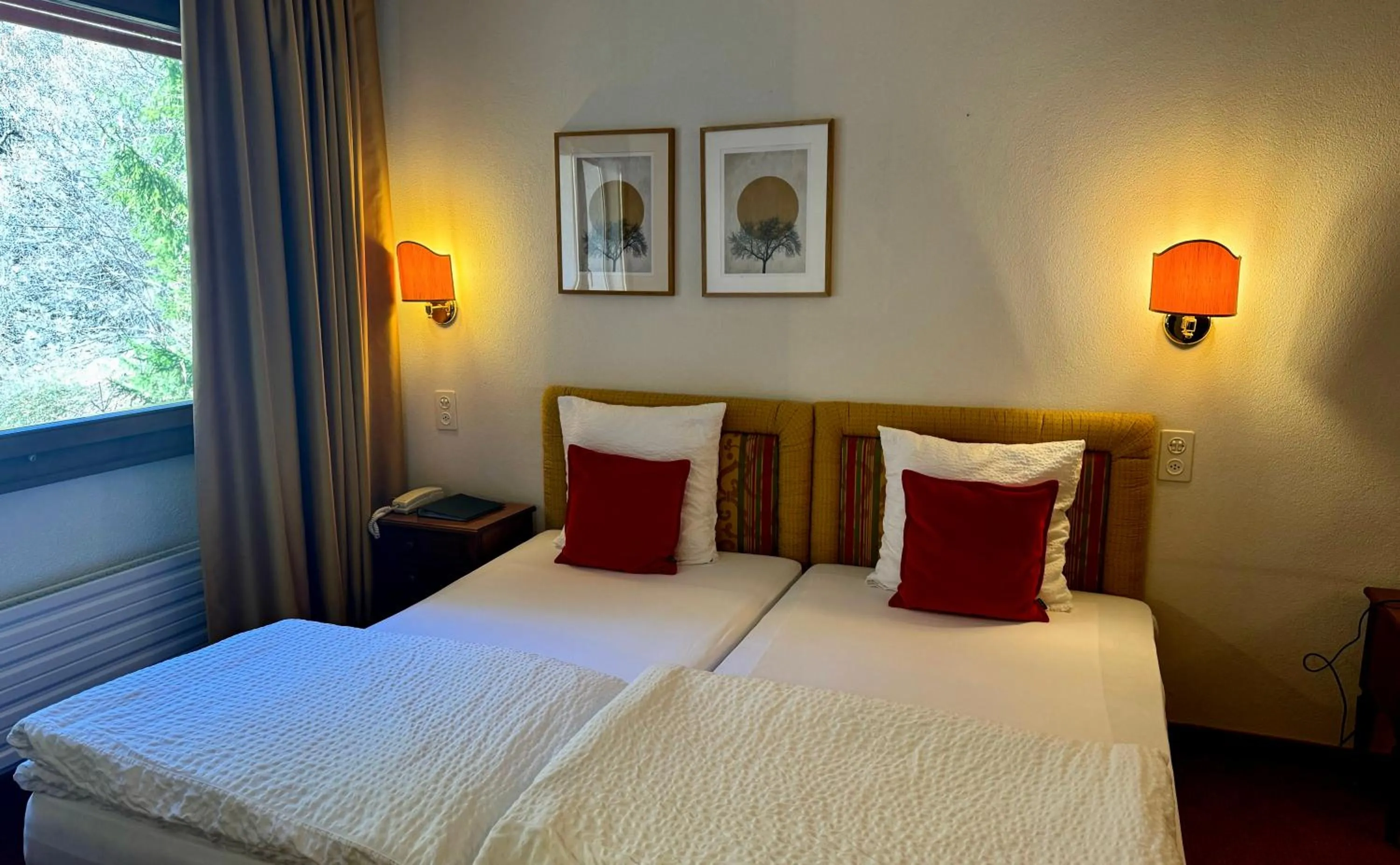 Bedroom, Bed in Hôtel de la Forêt