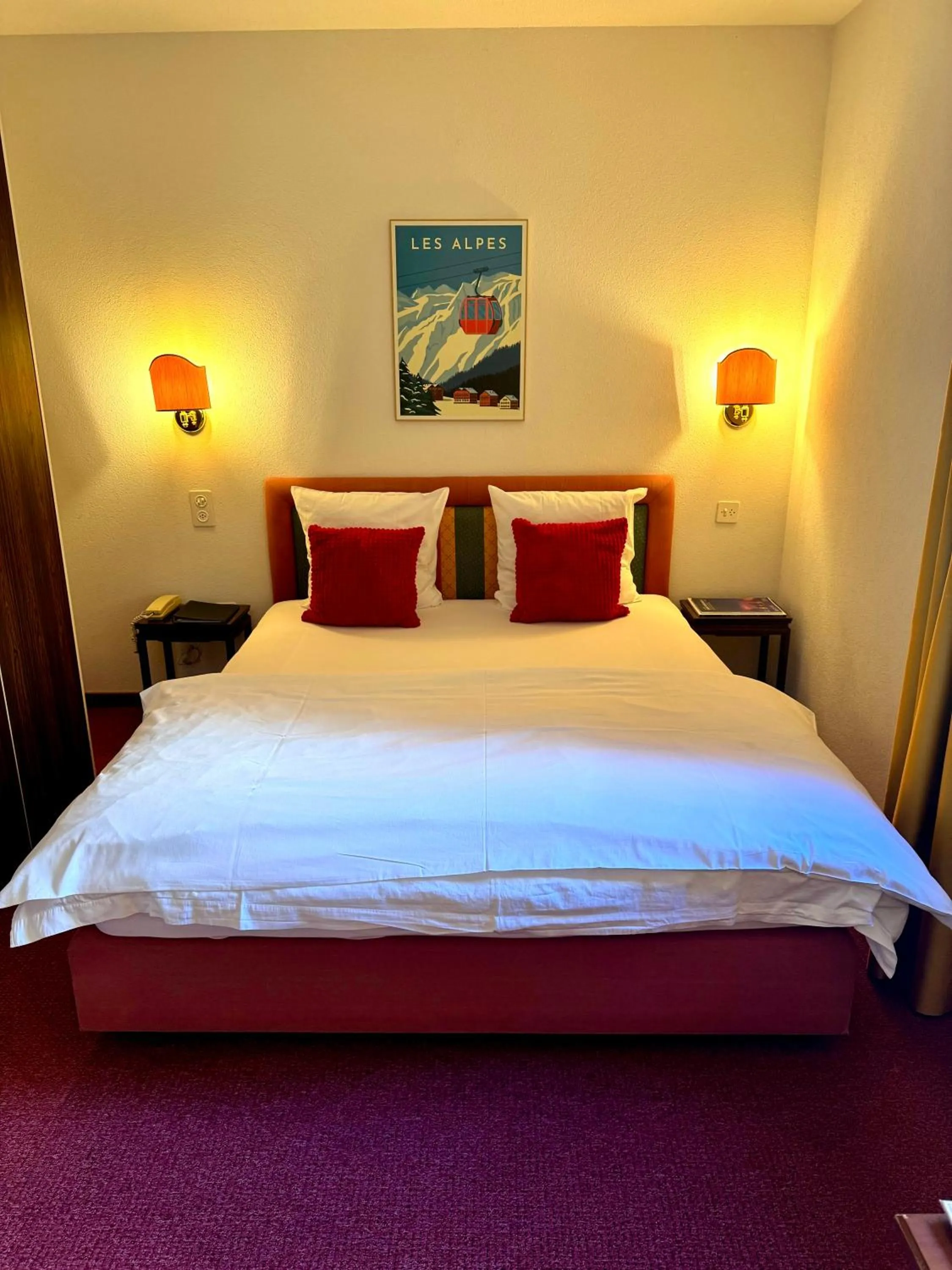 Bedroom, Bed in Hôtel de la Forêt