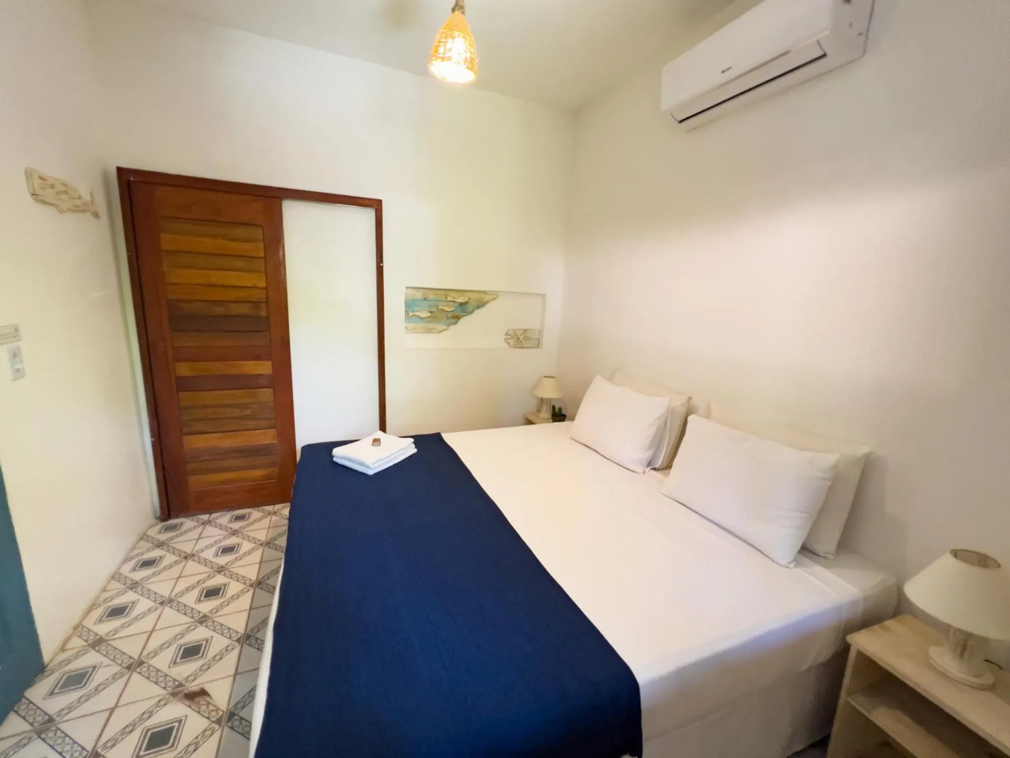 Bed in Pousada Beira Mar