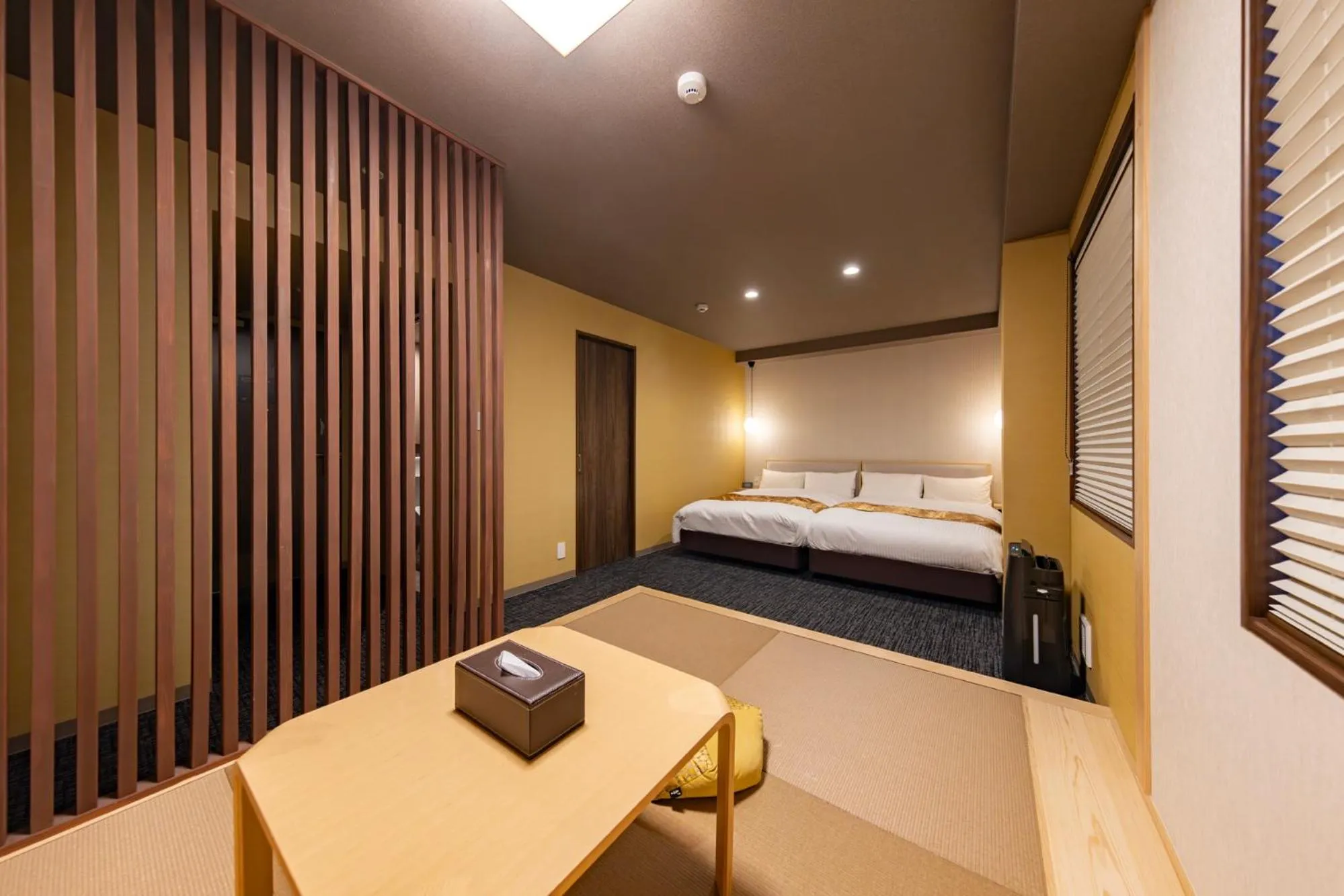 Photo of the whole room, Bed in MADOKA Kyoto station west