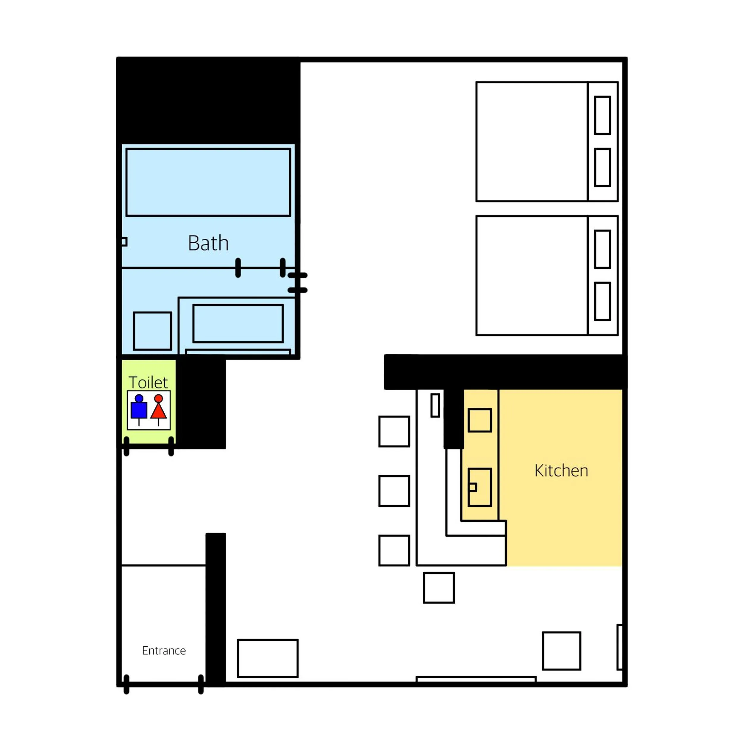 Floor plan in HOTEL&CO