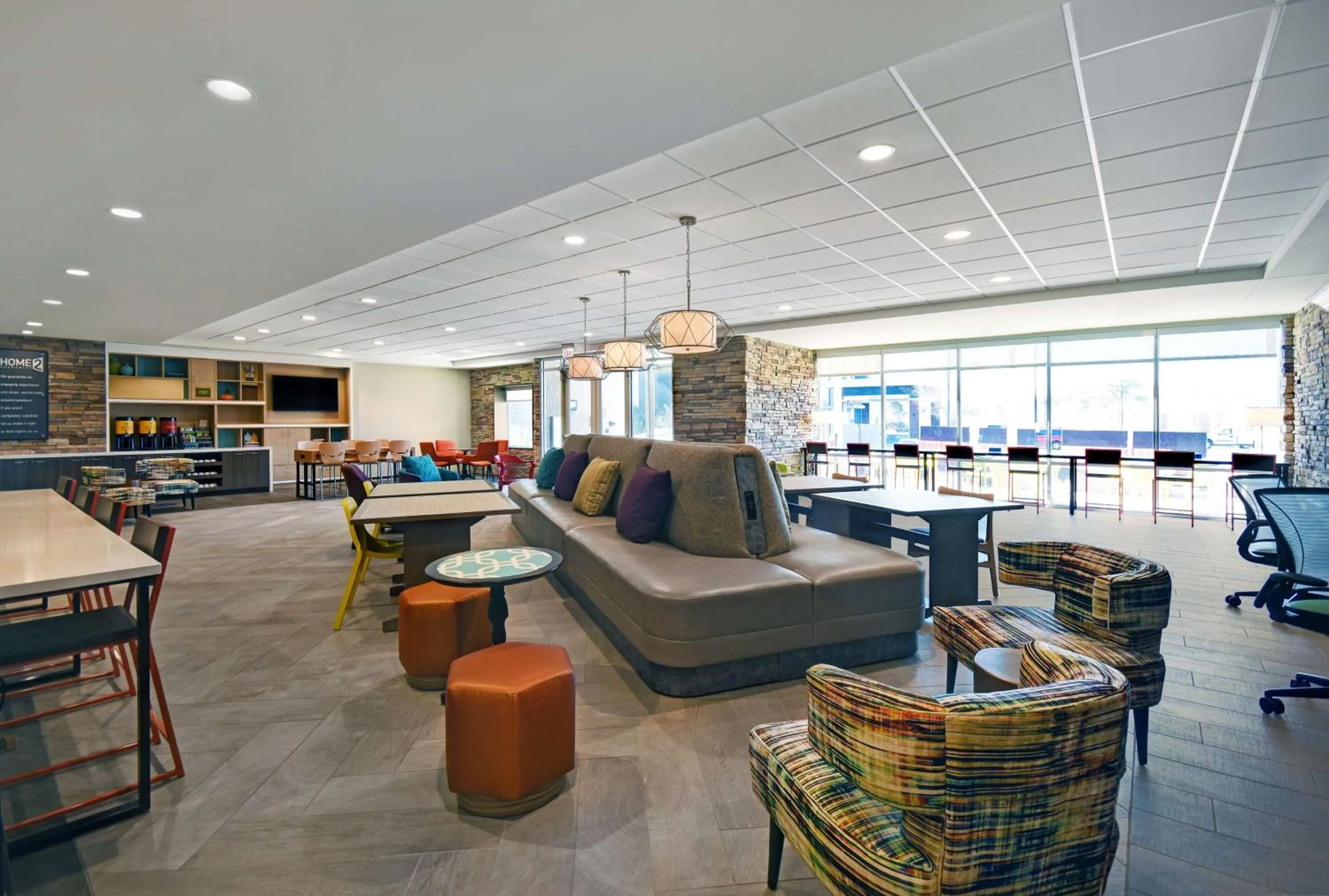 Lobby or reception in Home2 Suites By Hilton Columbus