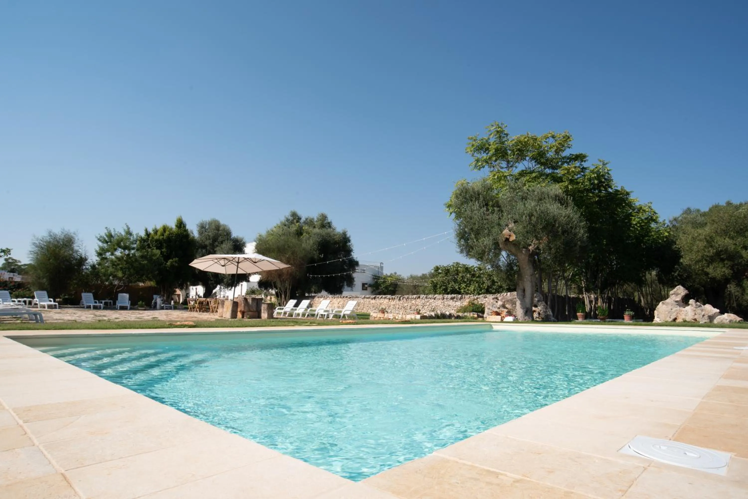 Swimming pool in Masseria Borgo Santuri