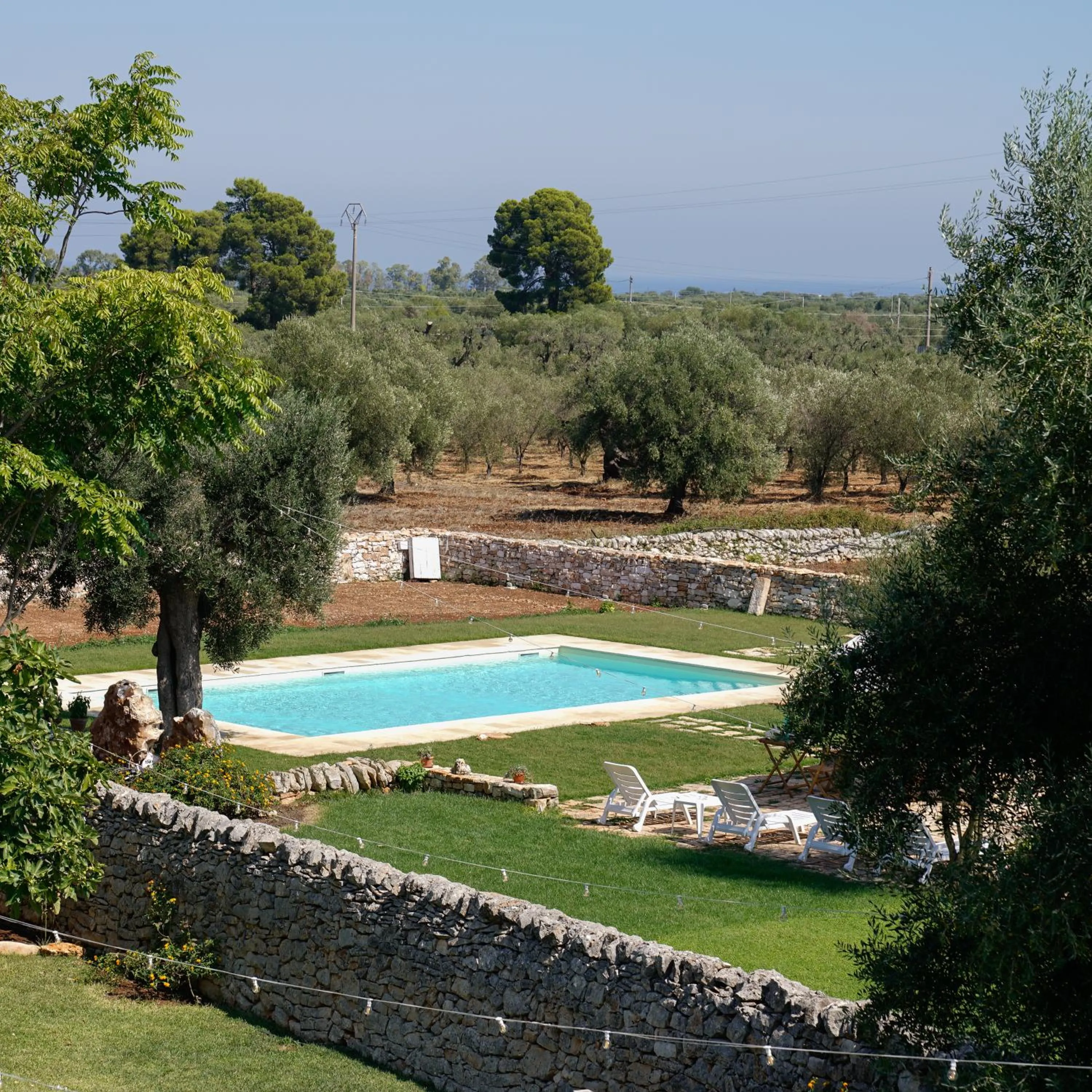 Swimming pool in Masseria Borgo Santuri