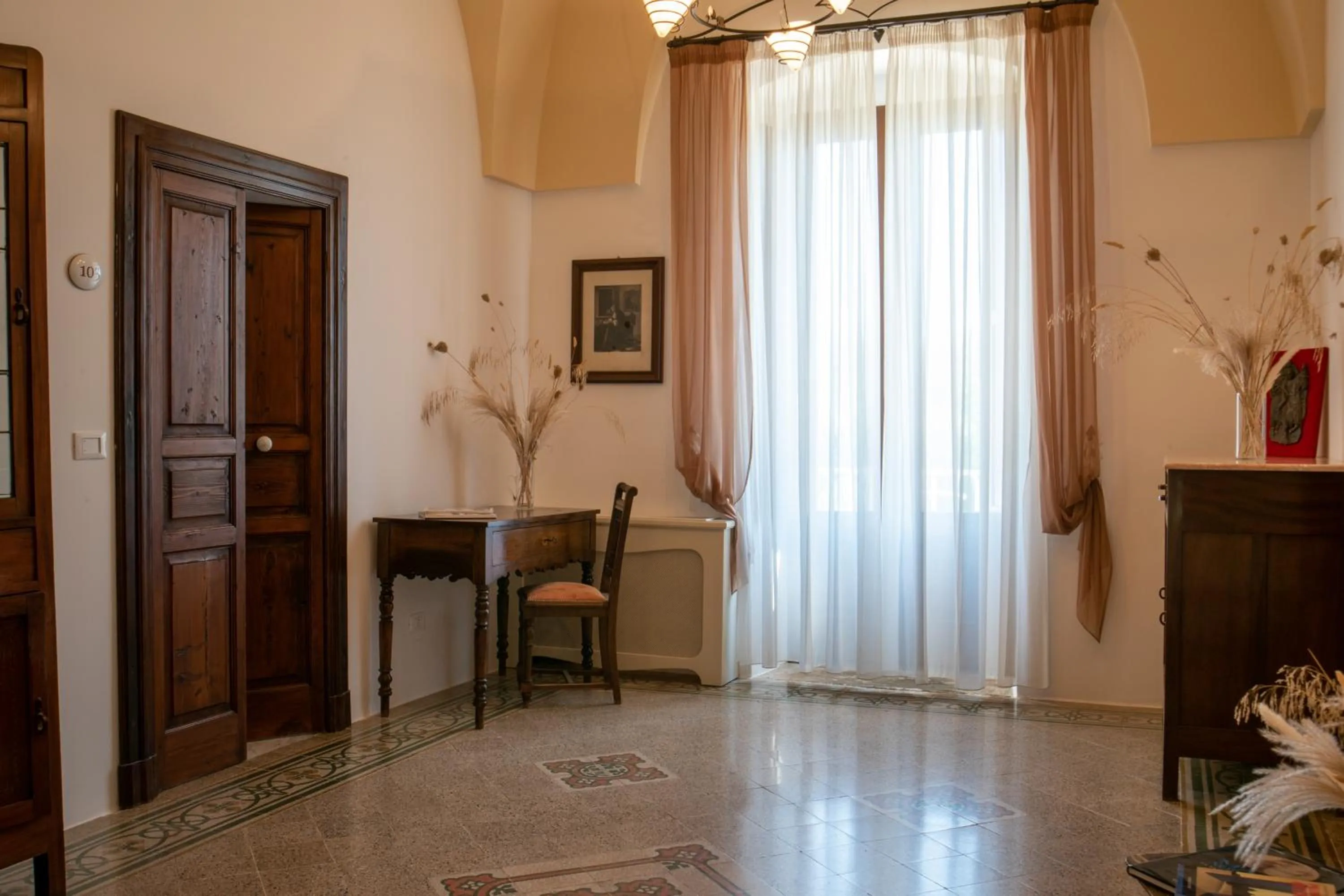 Seating area in Masseria Borgo Santuri