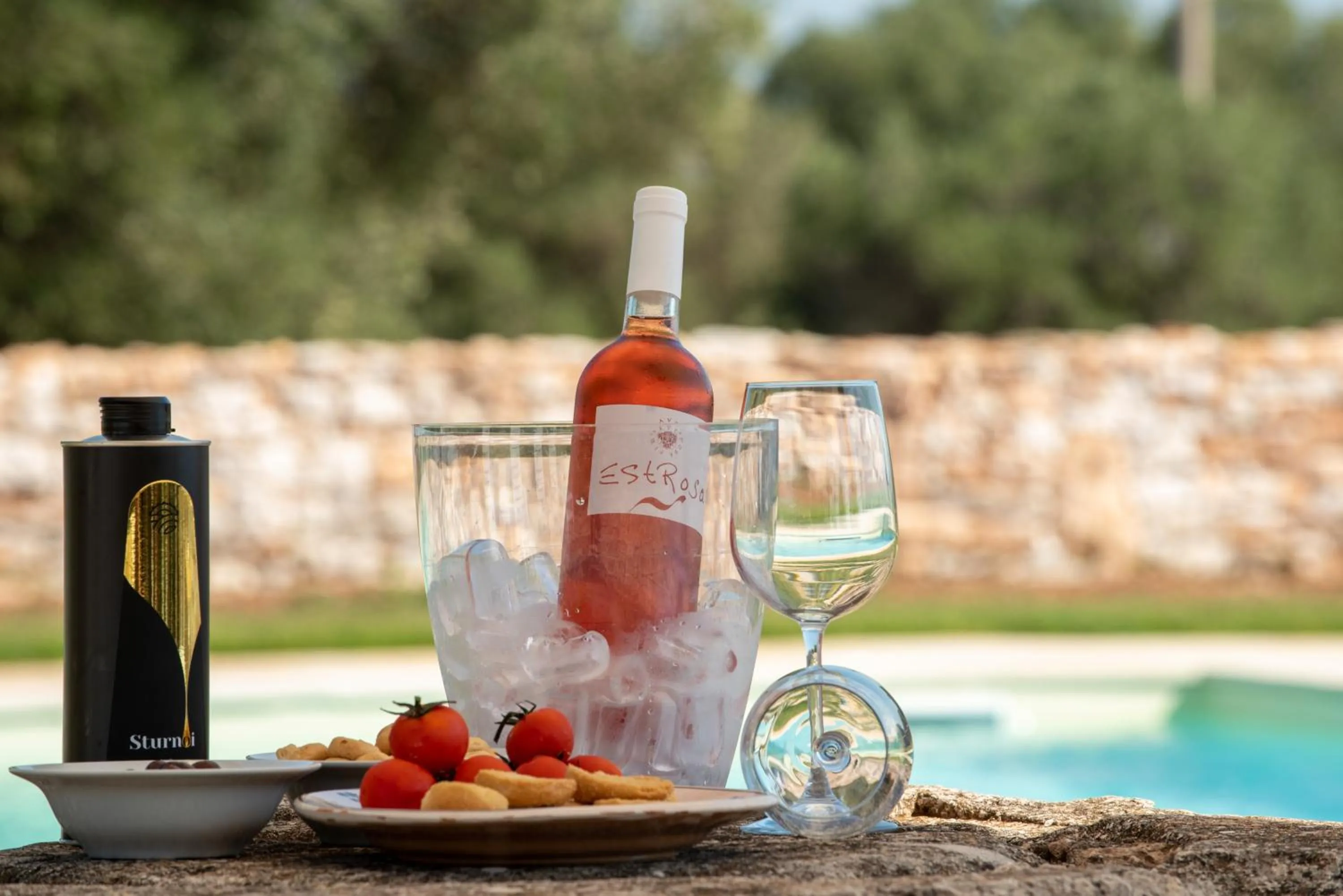 Food and drinks in Masseria Borgo Santuri