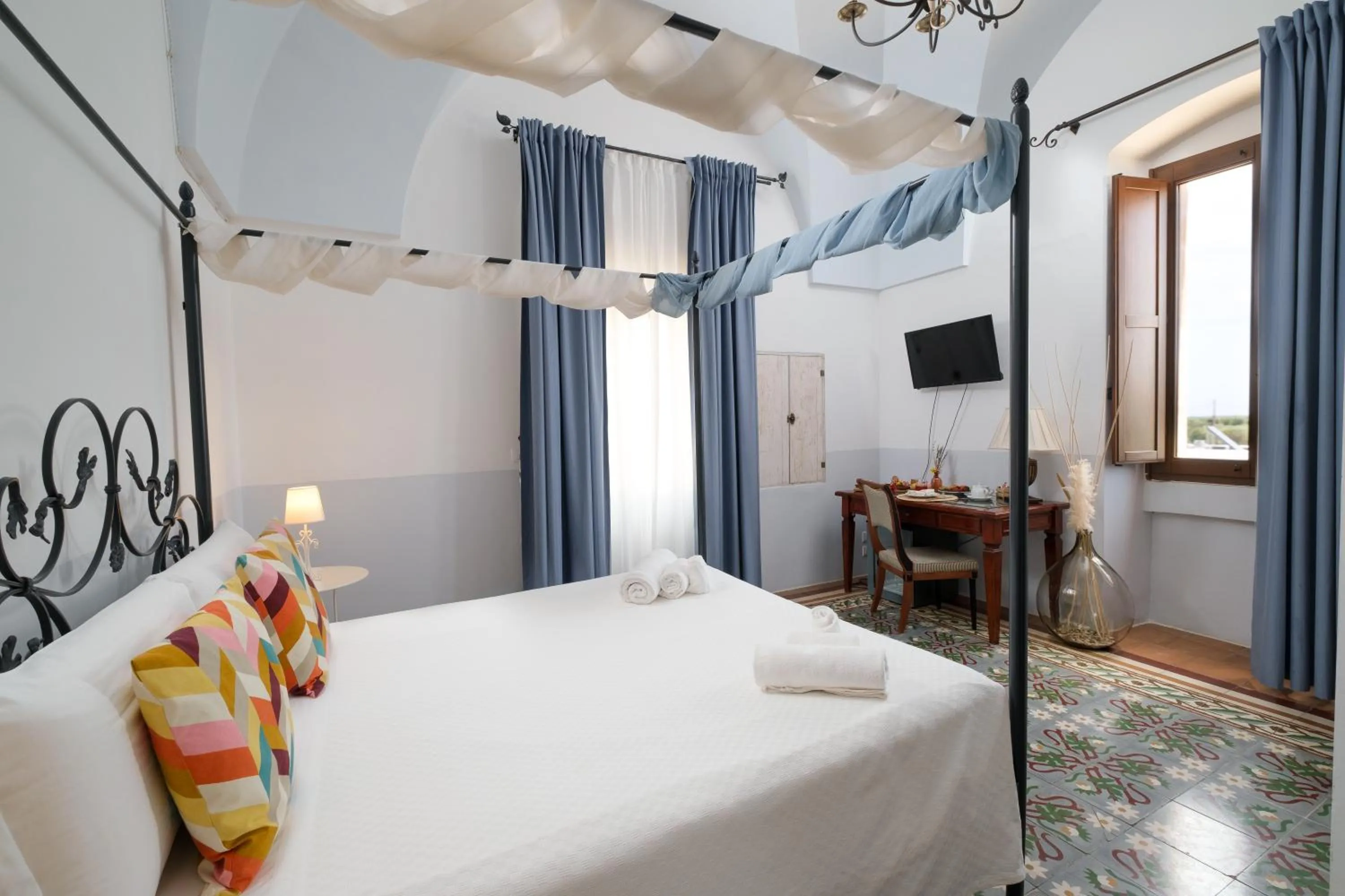 Bedroom, Bed in Masseria Borgo Santuri