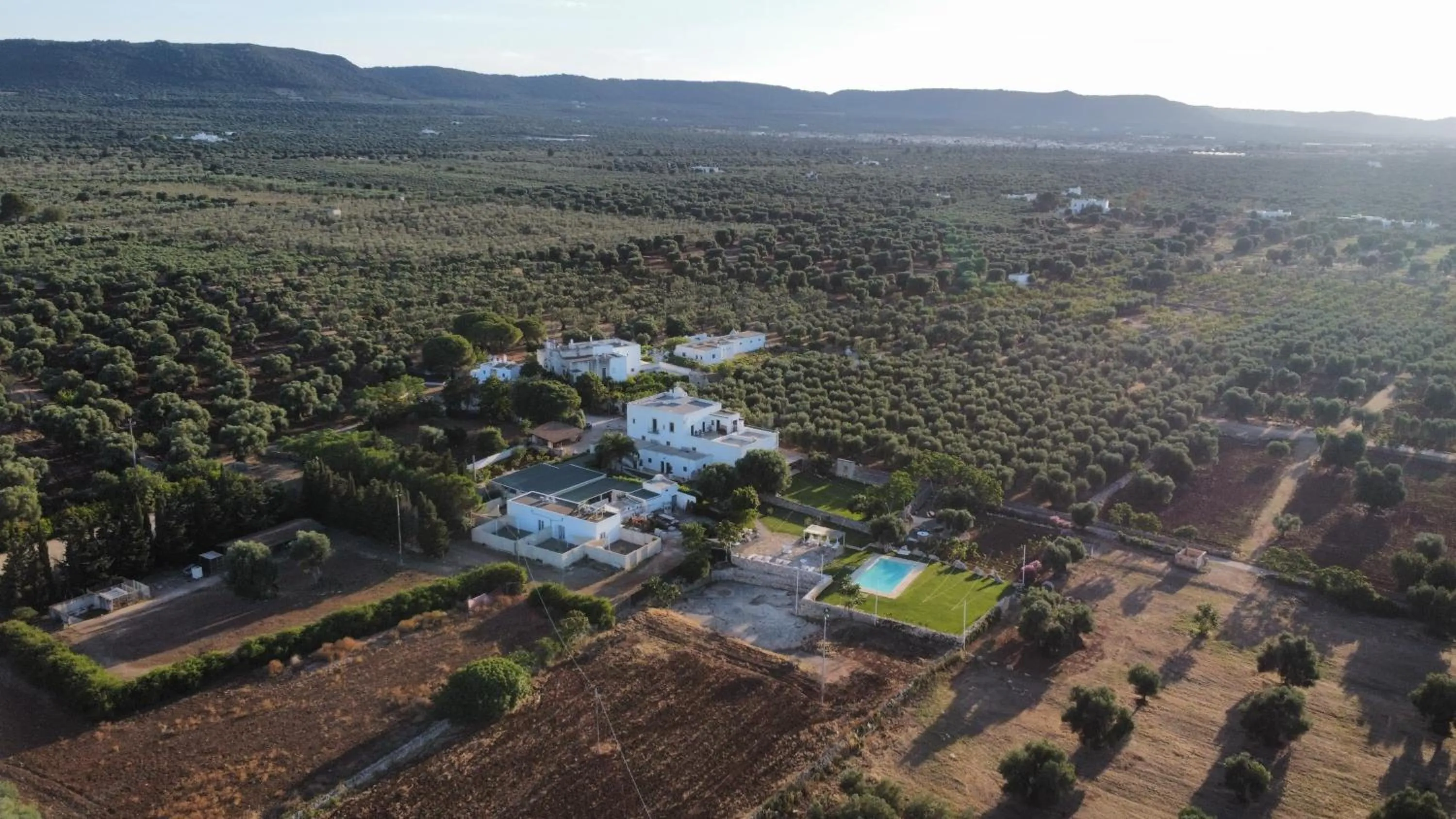 Natural landscape in Masseria Borgo Santuri