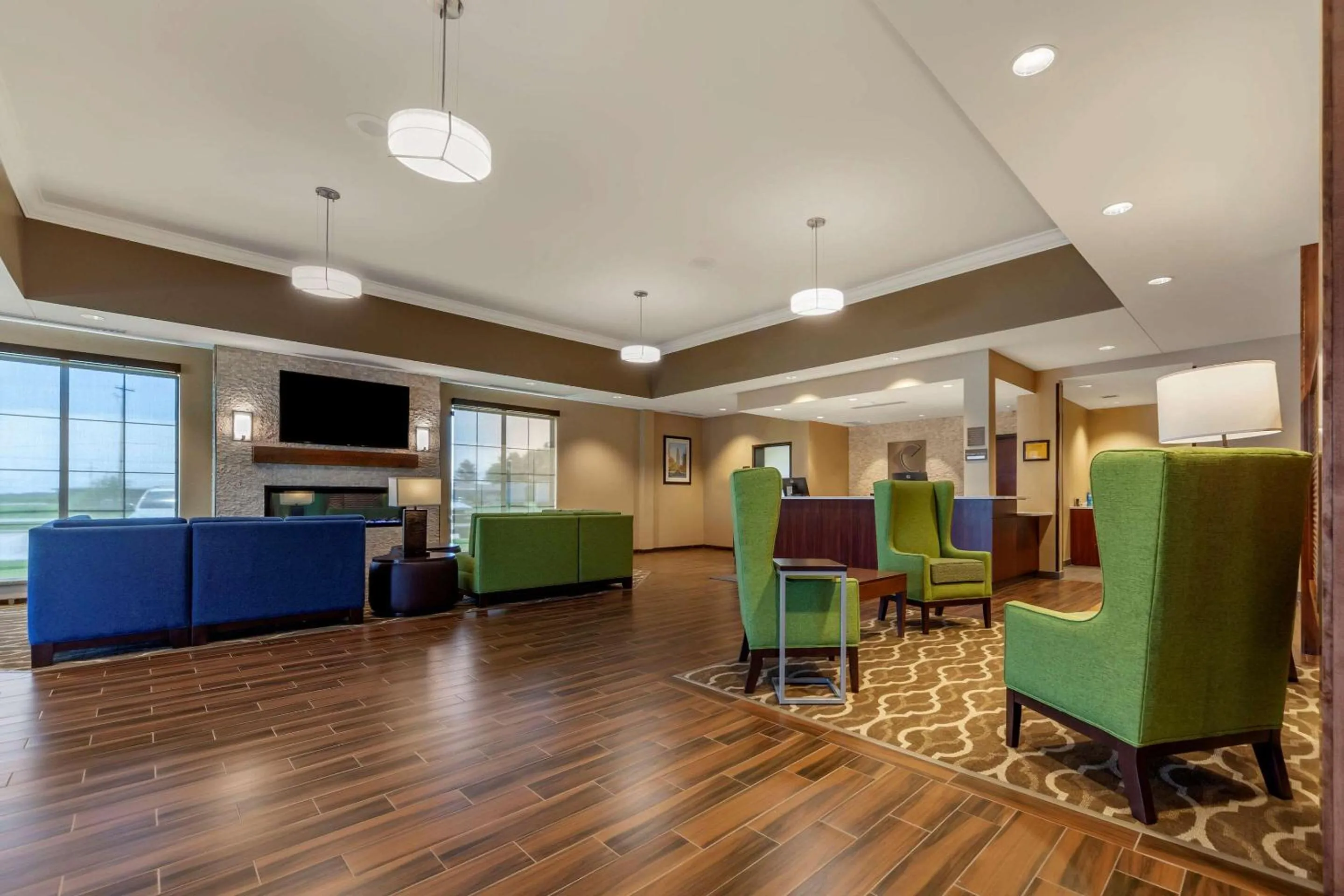 Lobby or reception in Comfort Suites Grand Island South