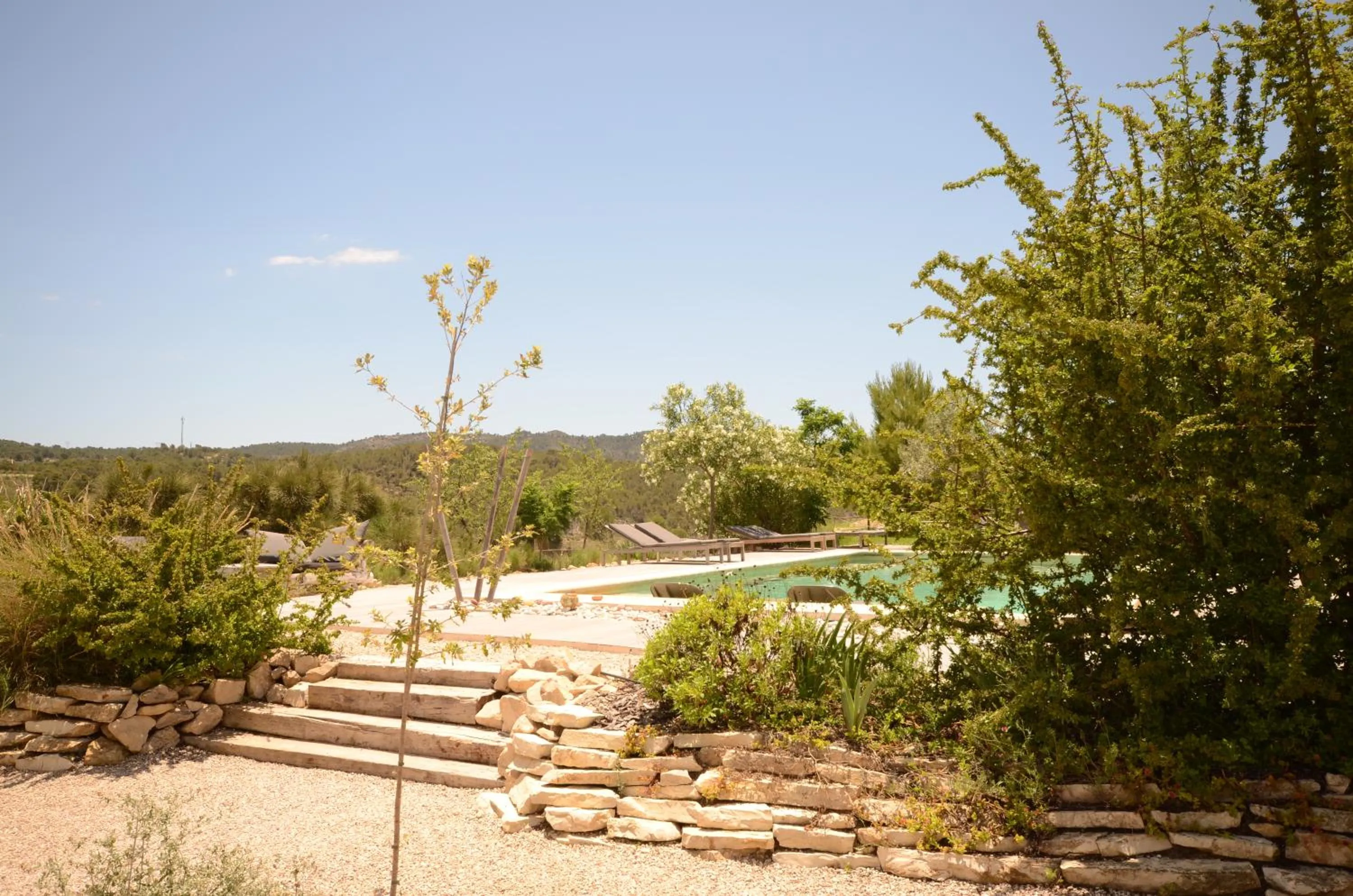 Natural landscape in El Pao Spa