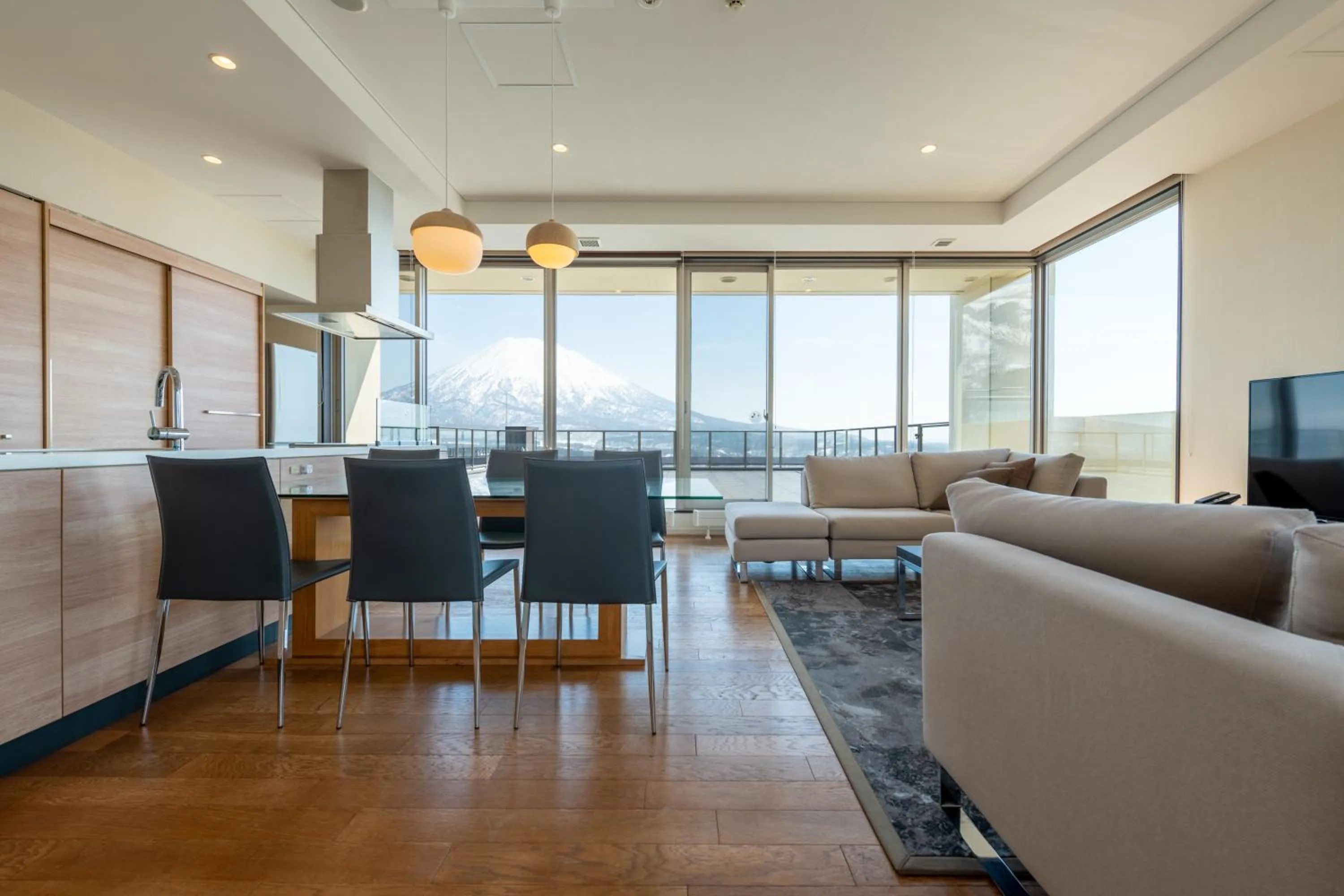 Living room in Chatrium Niseko Japan