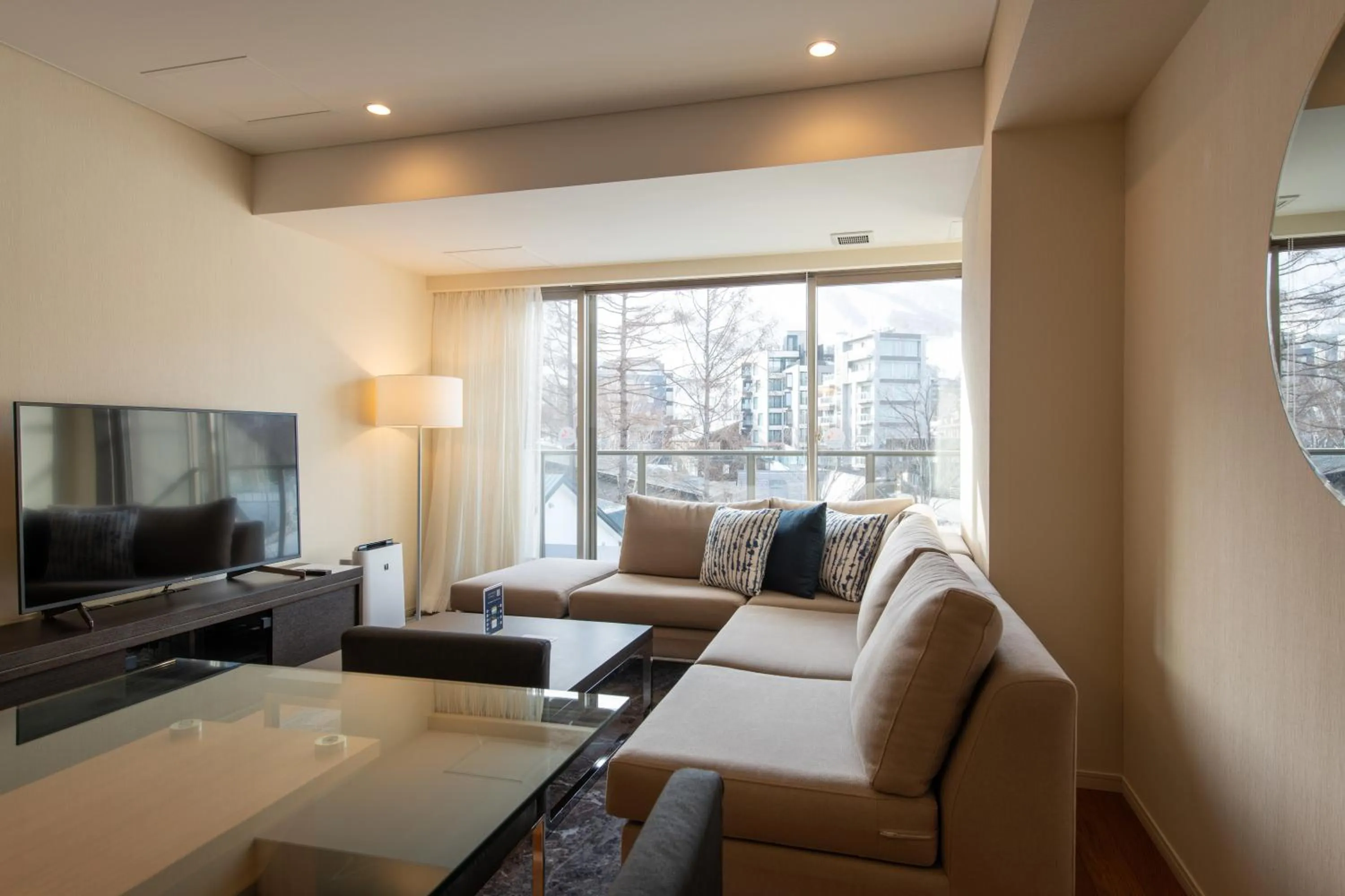 Living room in Chatrium Niseko Japan