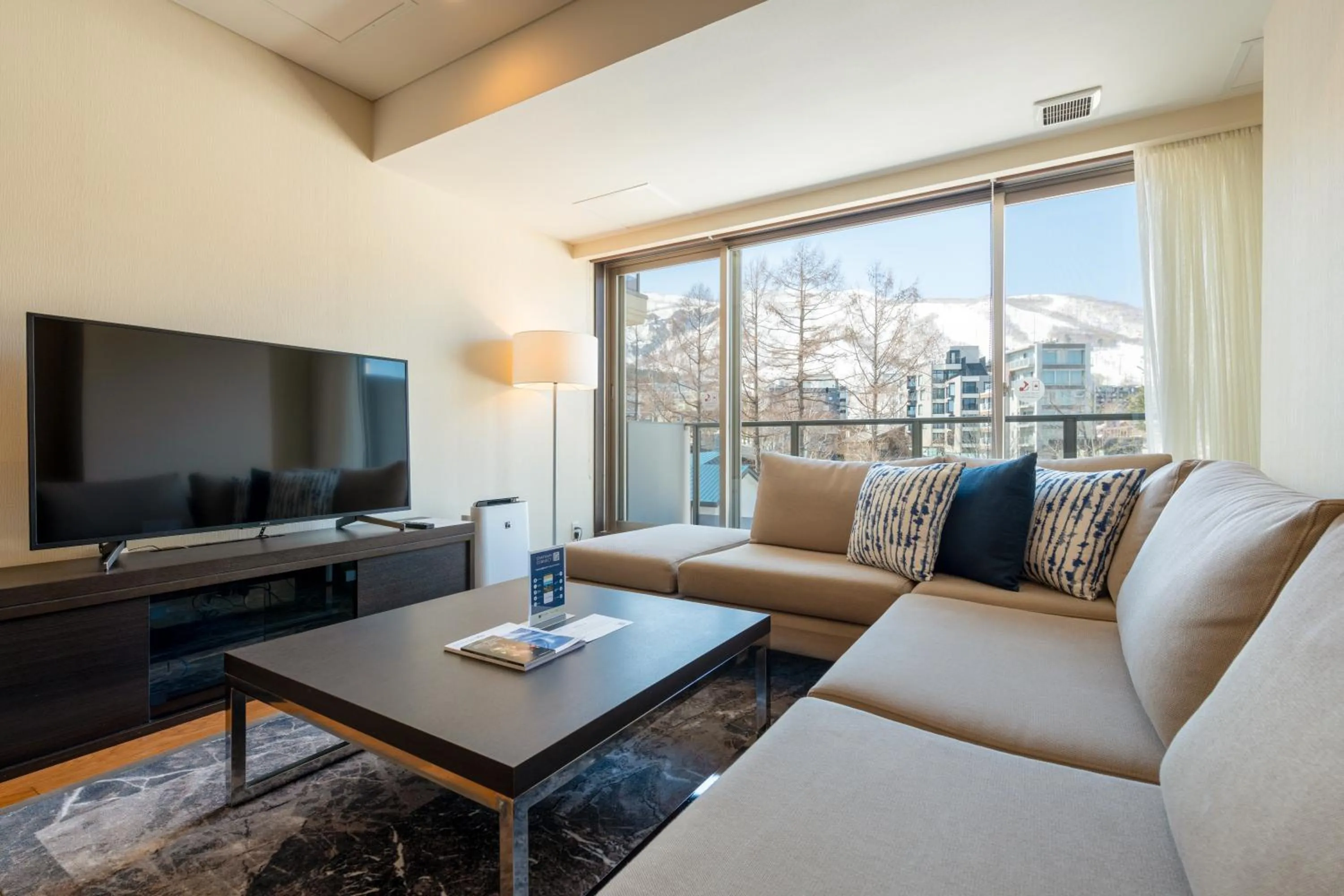 Living room in Chatrium Niseko Japan