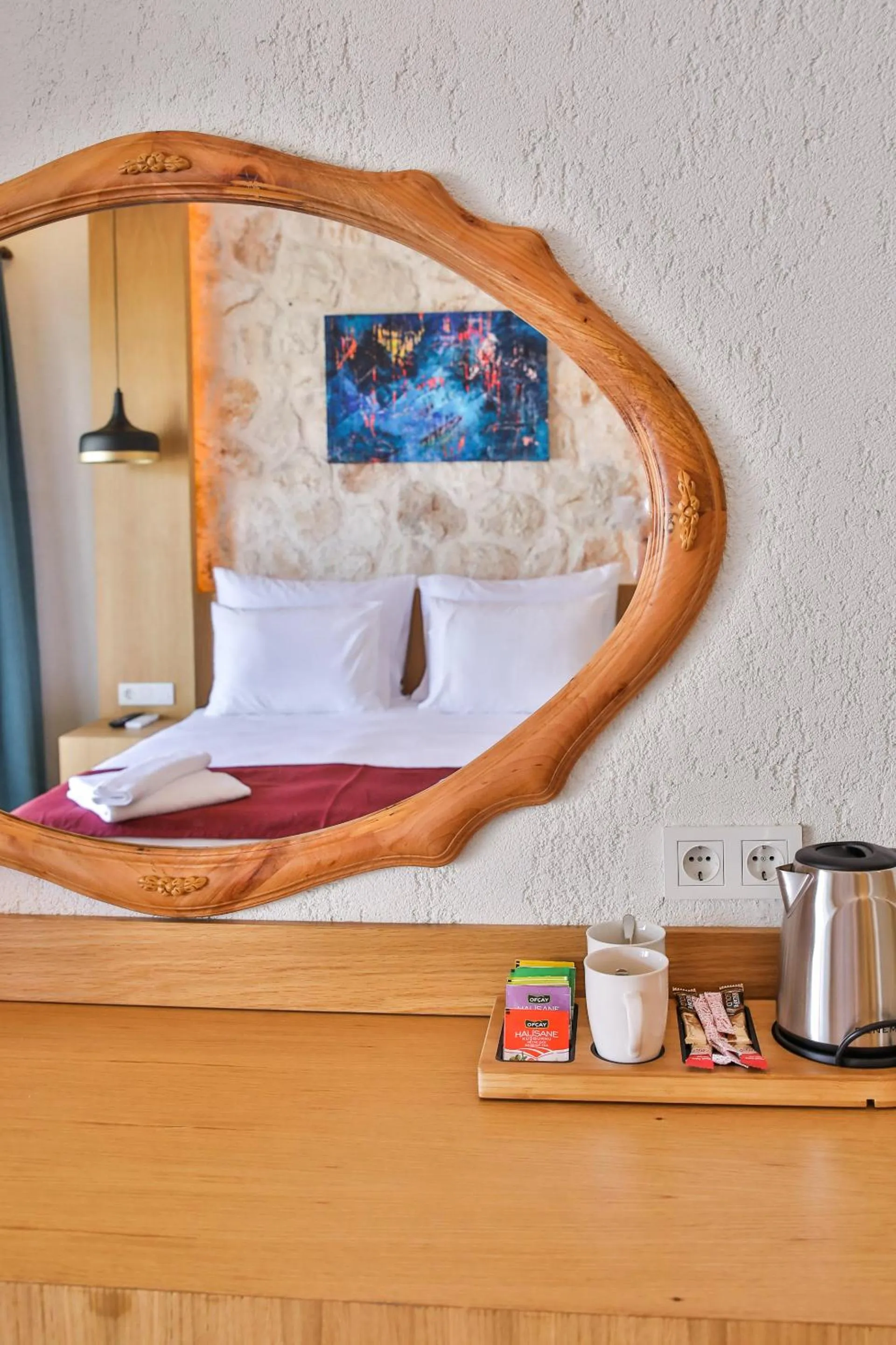 Bed in Atalante Hotel