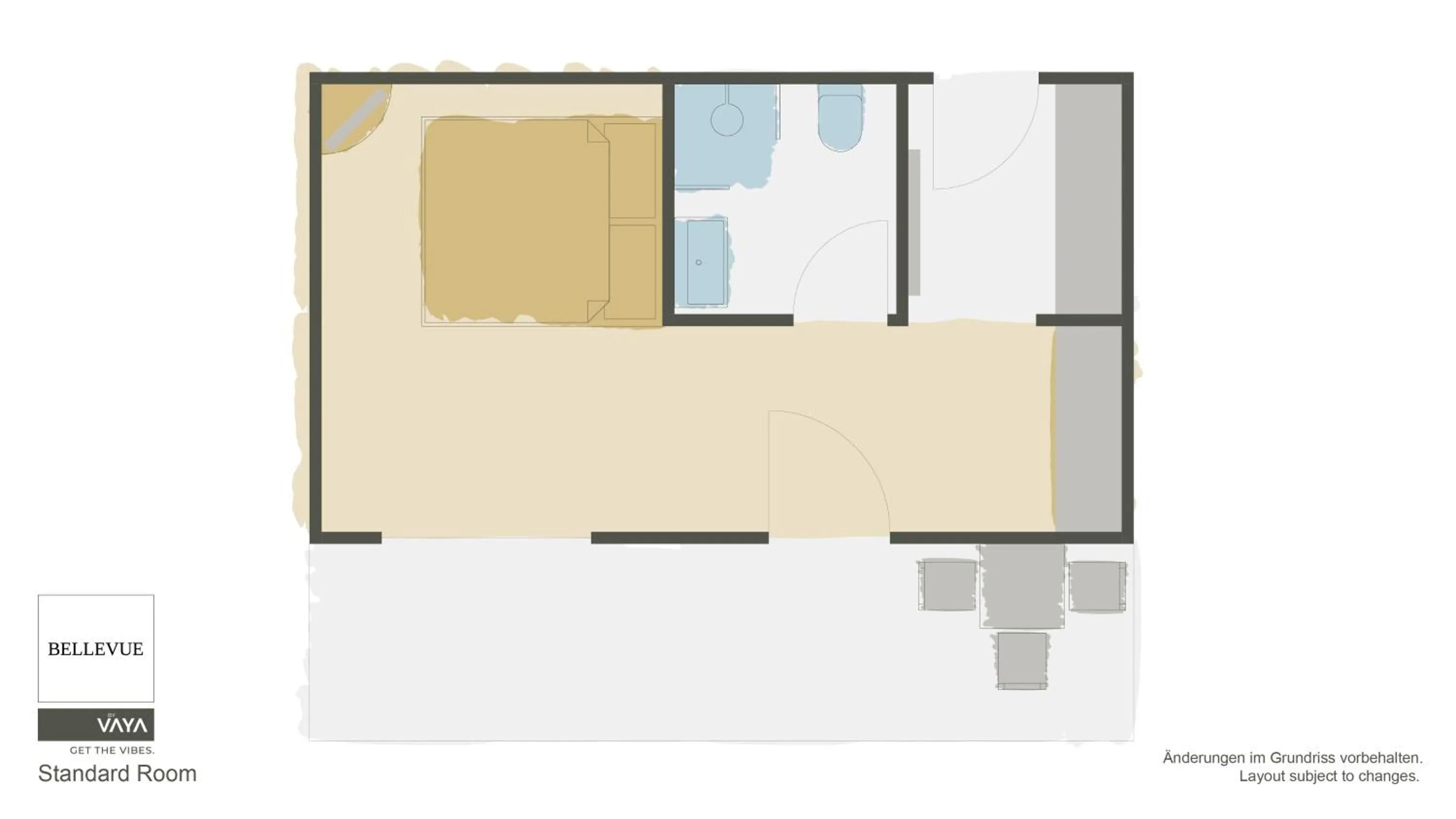 Floor plan in Haus Bellevue