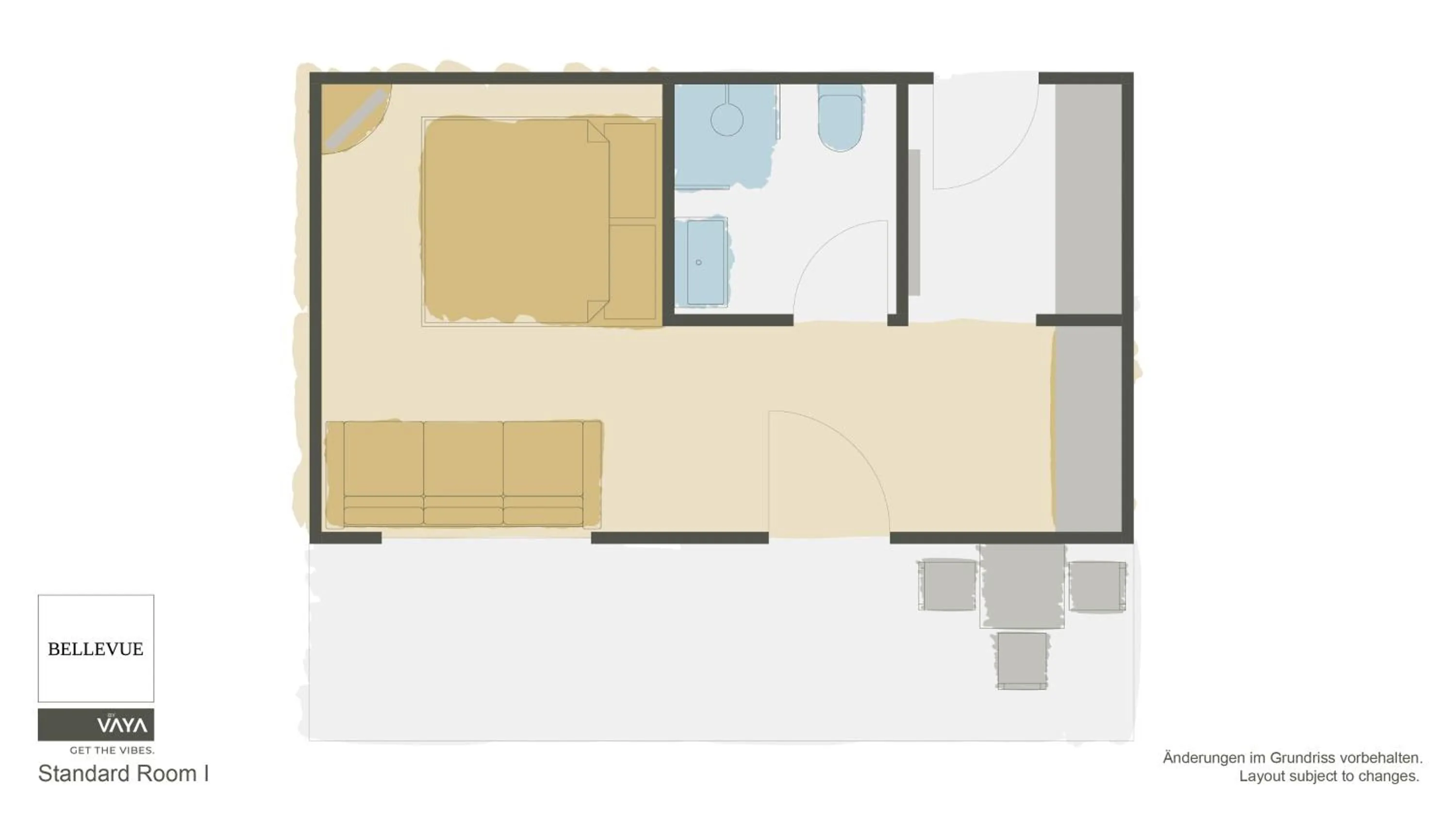 Floor plan in Haus Bellevue