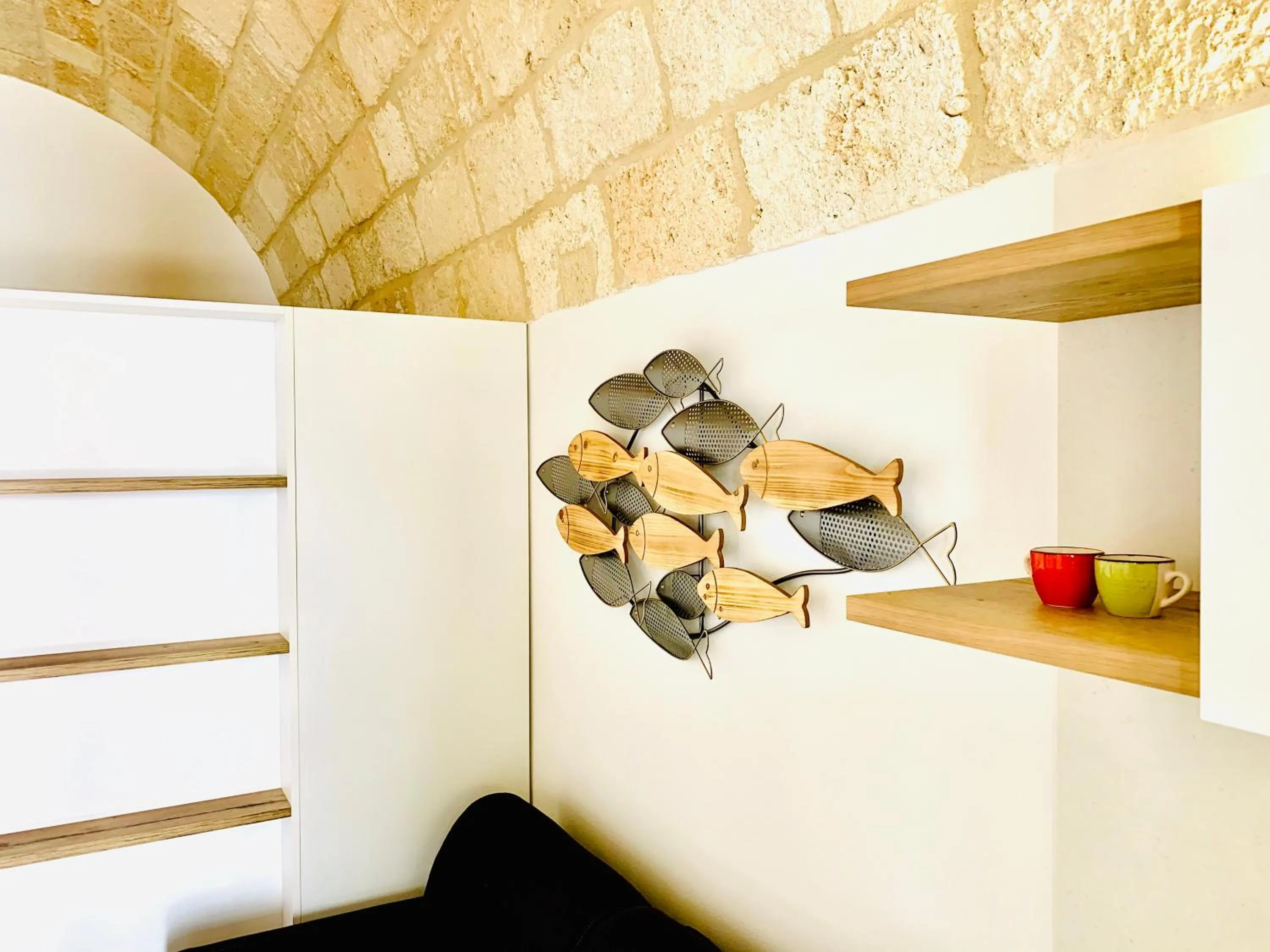 Decorative detail in B&B Suite Amare Polignano