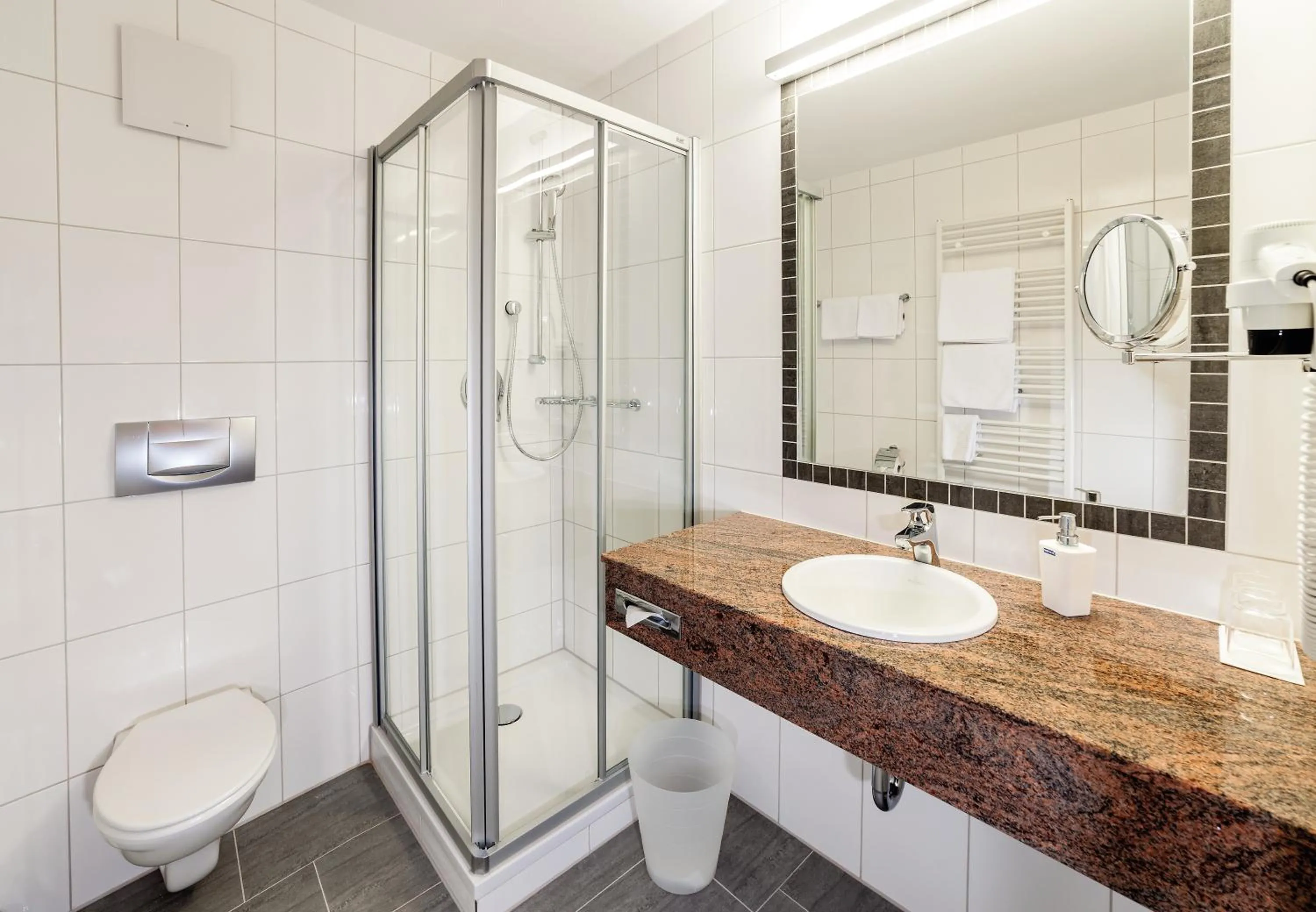 Bathroom in SeeHotel Wassermann