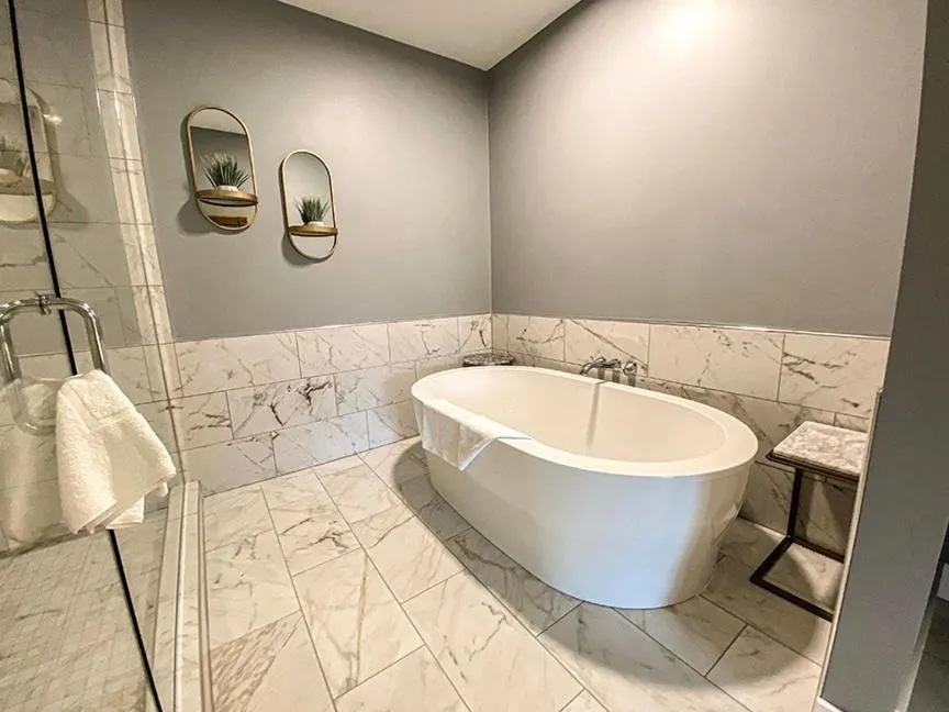 Bathroom in Inn at Amish Door