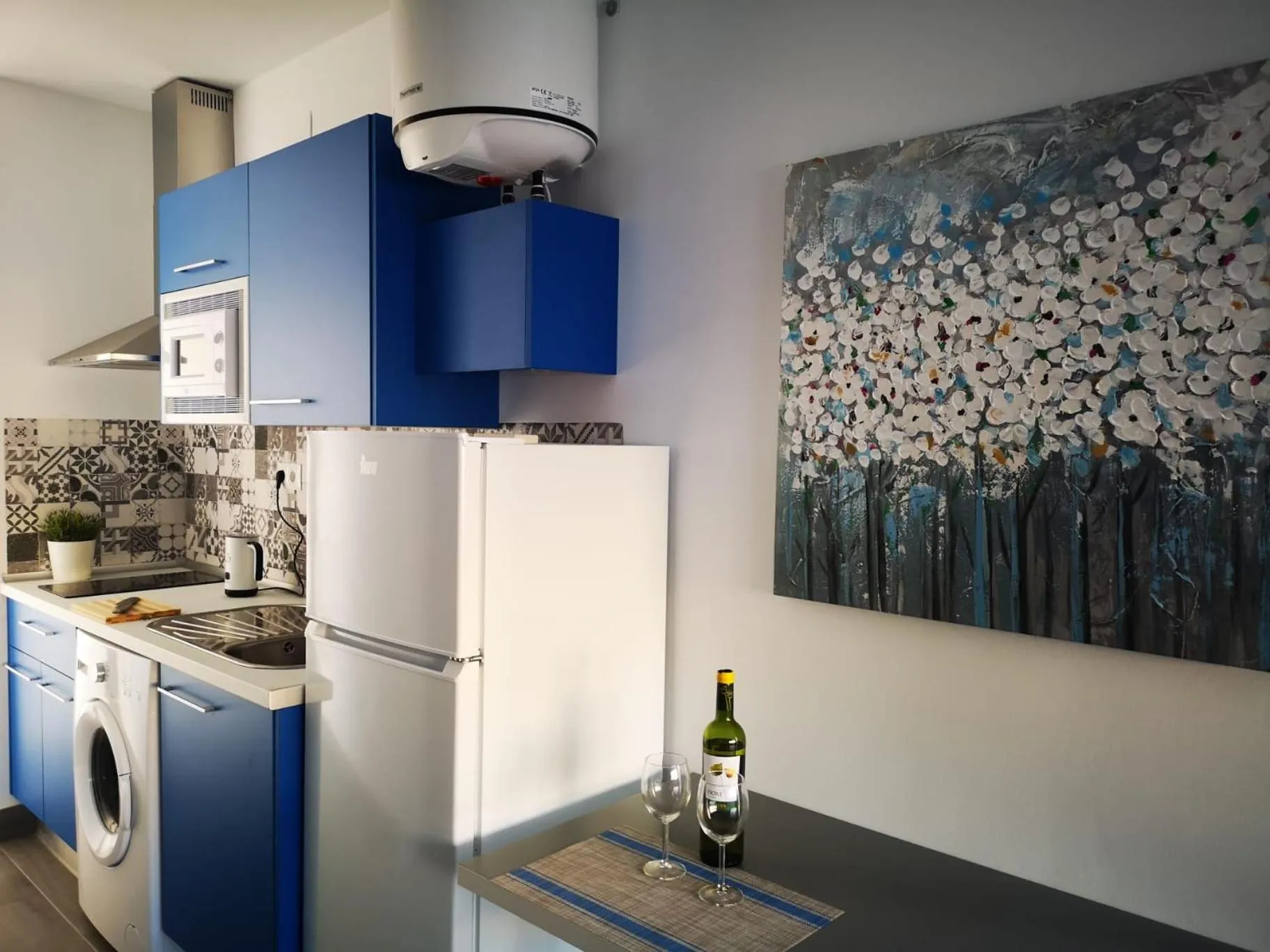 Kitchen or kitchenette in Bnbook Medea Apartments