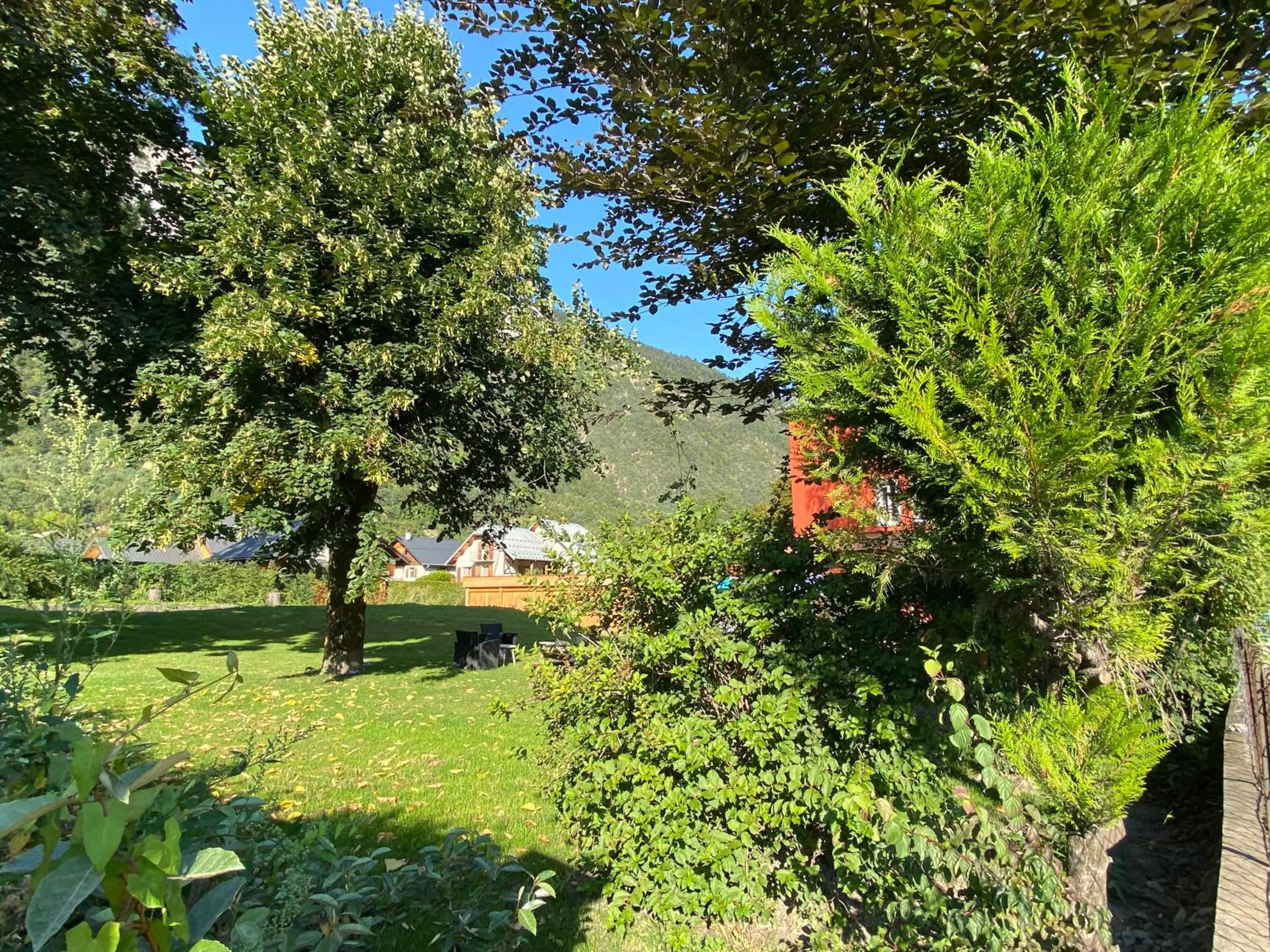 Garden in hôtel oberland