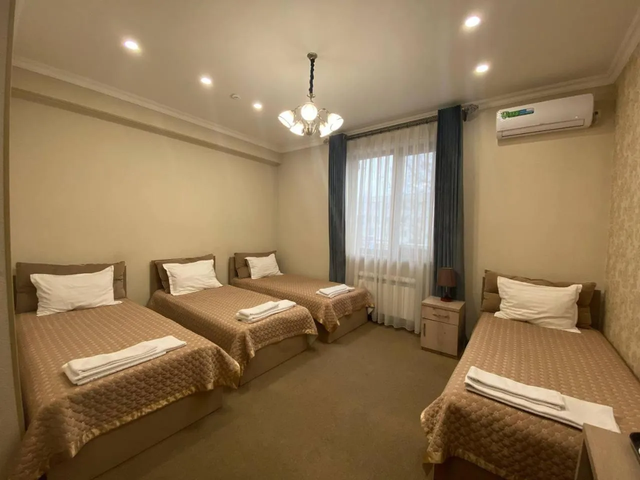 Photo of the whole room, Bed in Huzur Hotel Tashkent