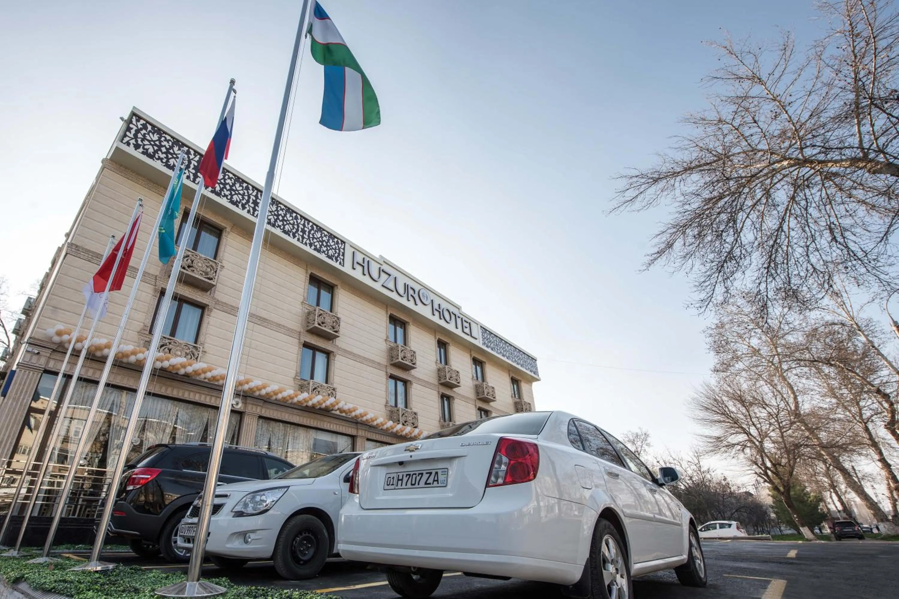 Property building in Huzur Hotel Tashkent