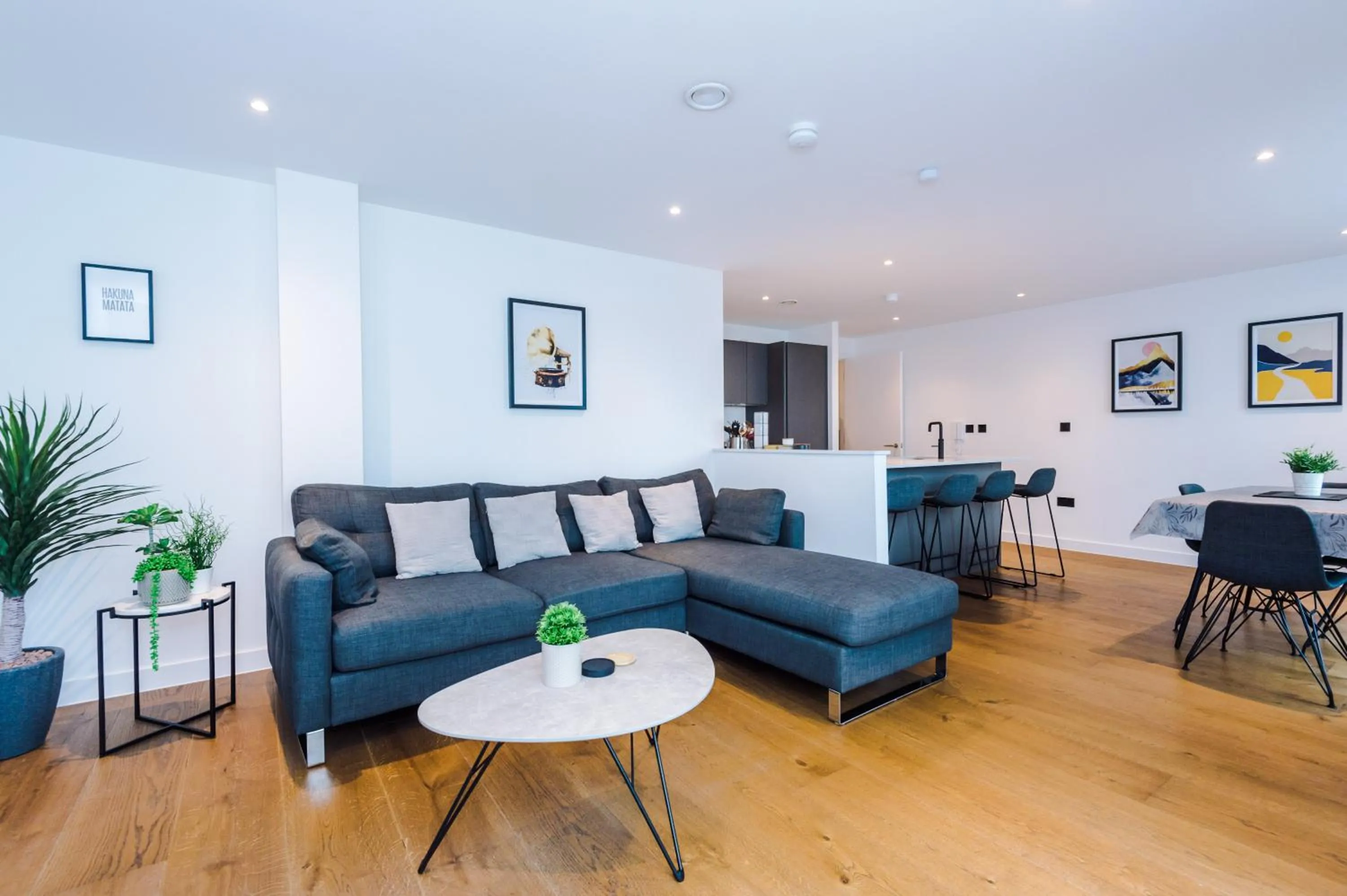 Living room in Hilltop Serviced Apartments - Piccadilly