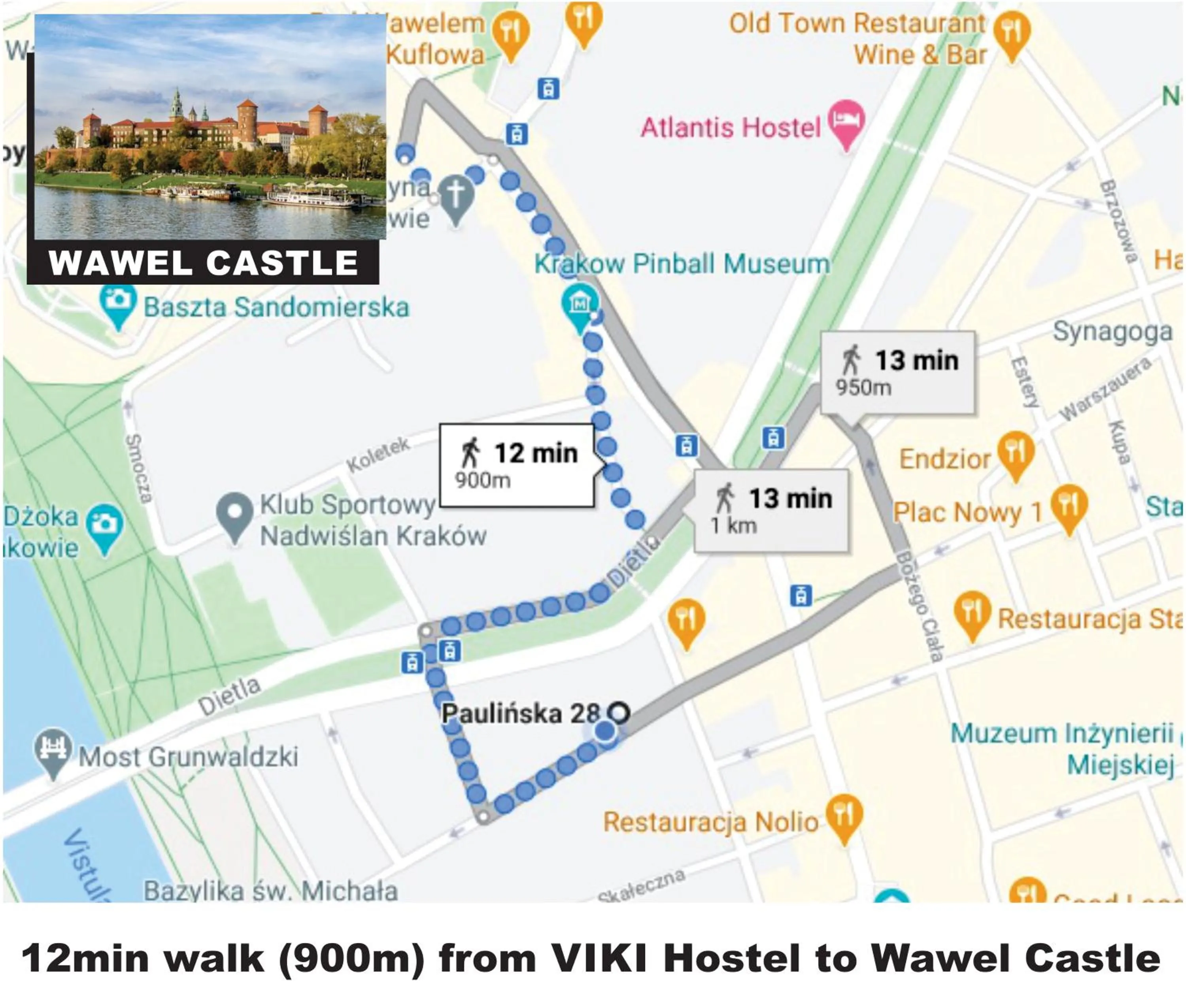 Text overlay in VIKI Kazimierz