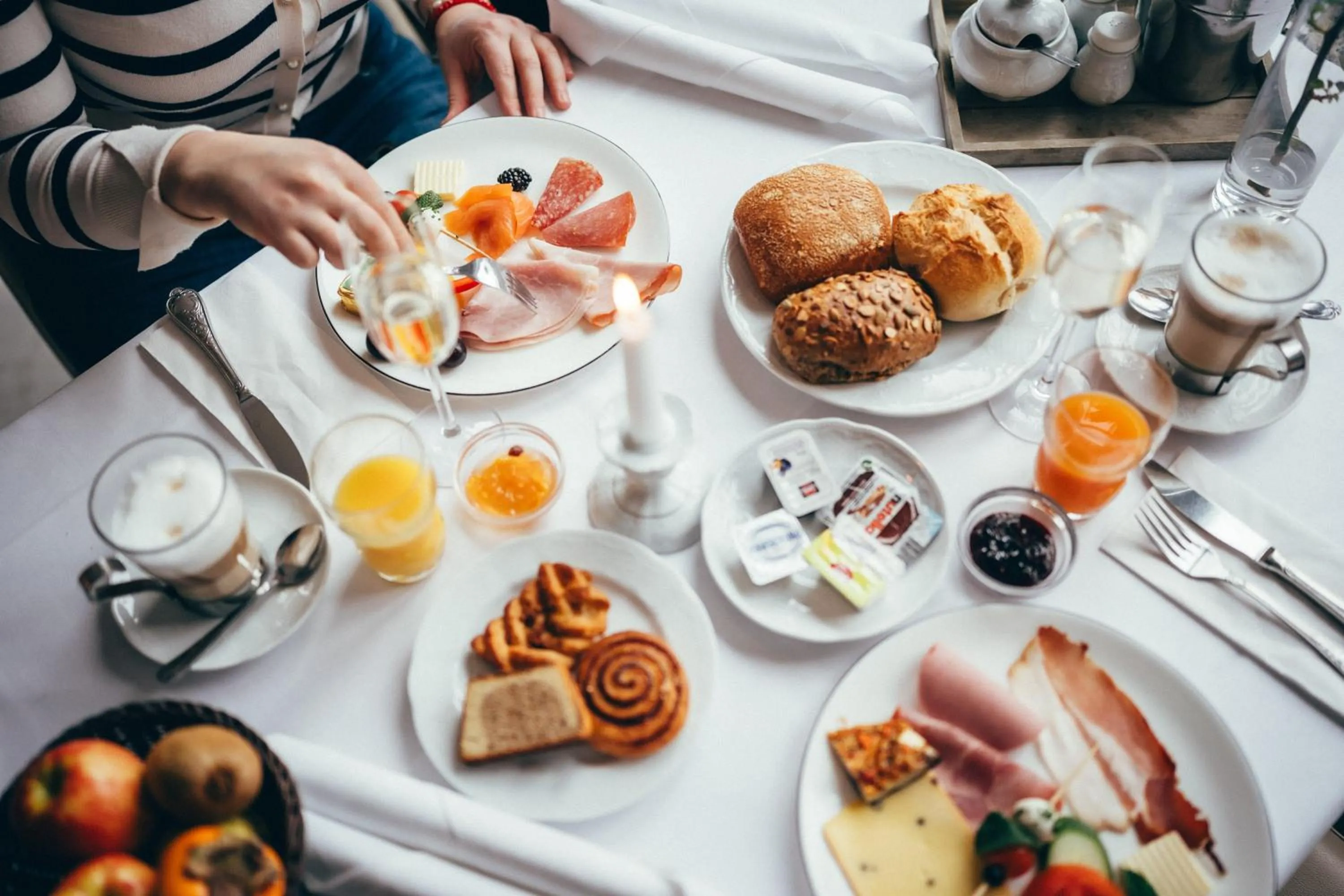 Breakfast in Landidyll Hotel Restaurant Weidenbrück & SPA