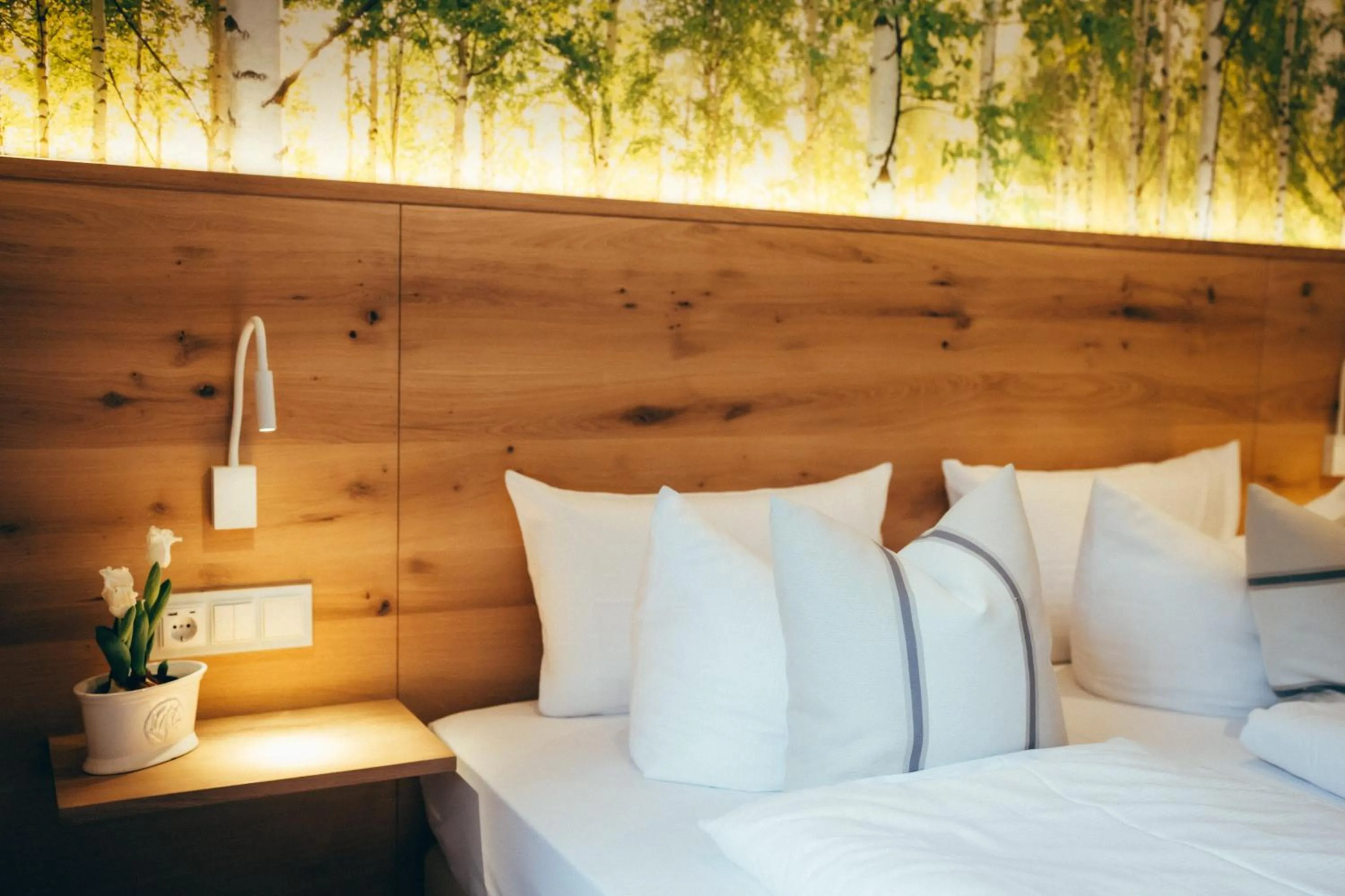 Bed in Landidyll Hotel Restaurant Weidenbrück & SPA