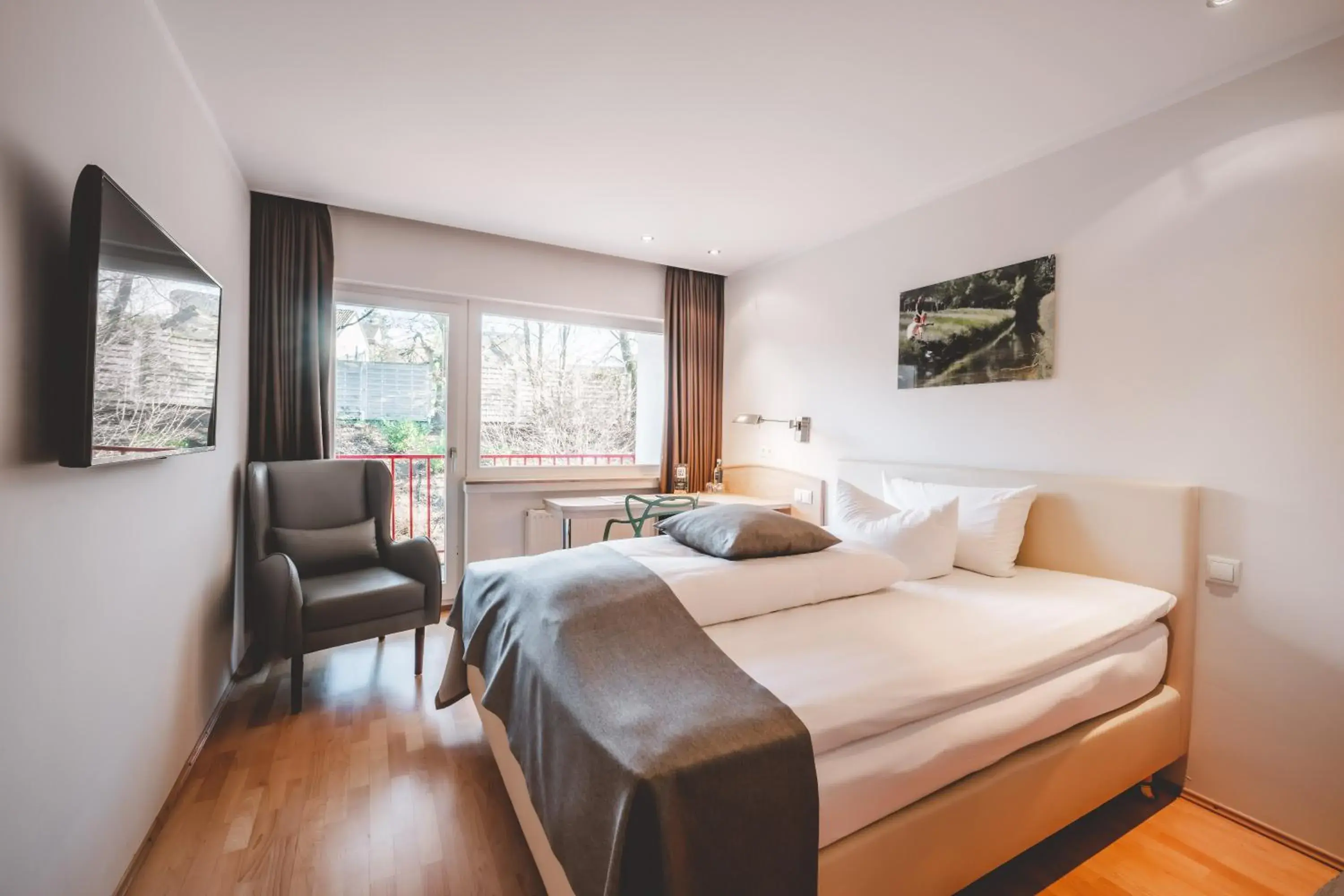 Französisches Zimmer in Landidyll Hotel Restaurant Weidenbrück & SPA Französisches Zimmer in Landidyll Hotel Restaurant Weidenbrück & SPA