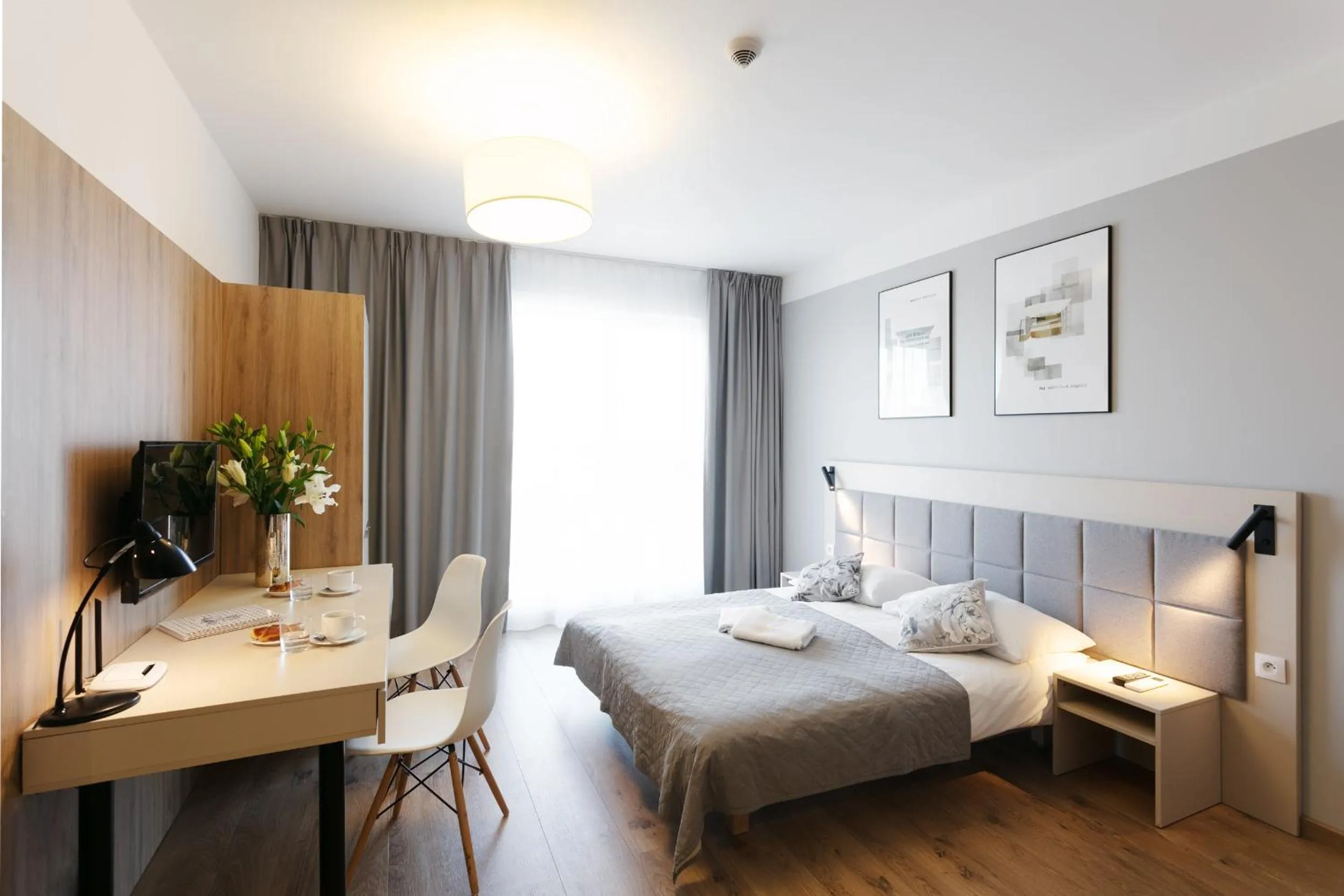 Bed in Wolska Residence