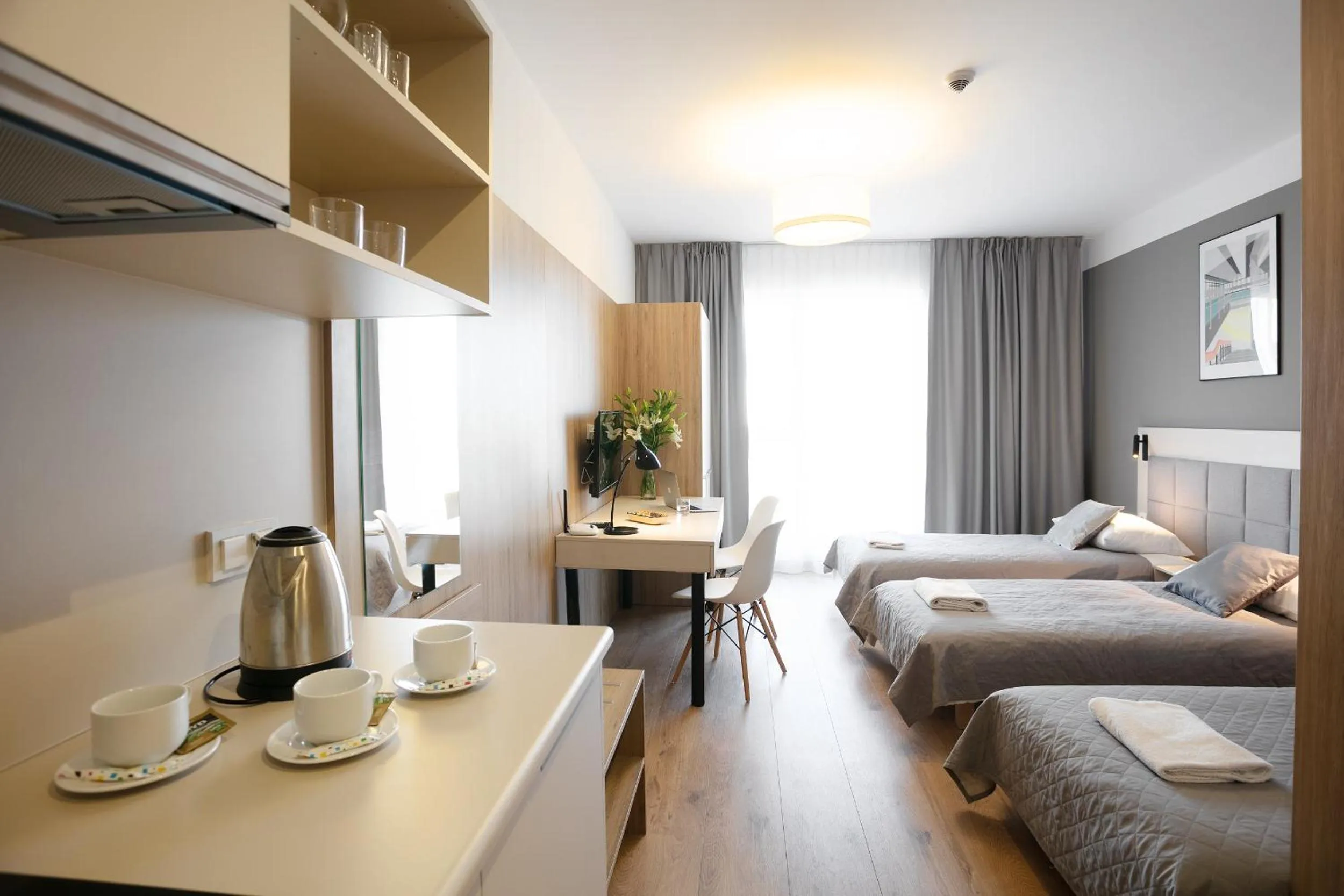 Bed in Wolska Residence