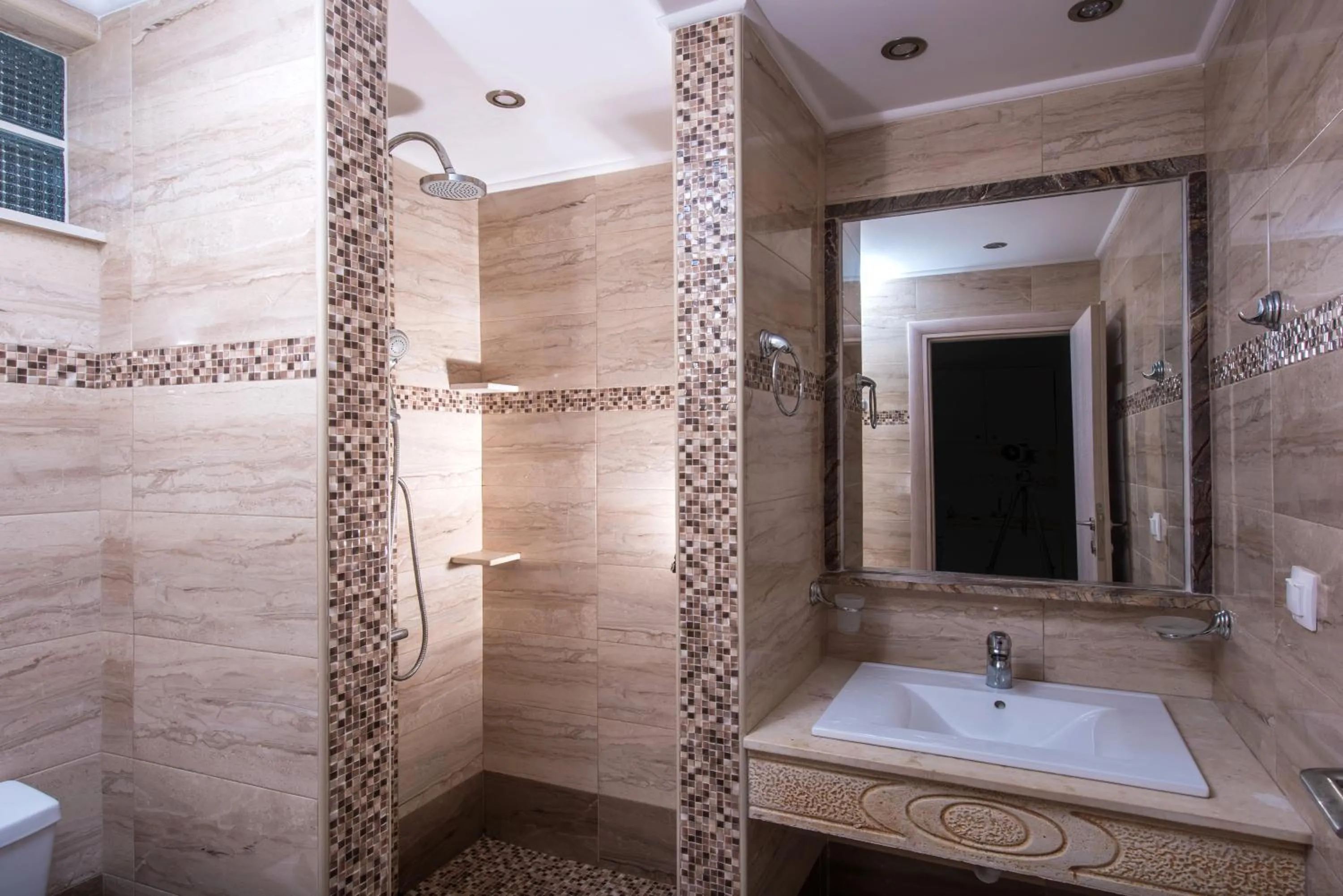 Bathroom in I Candy Malia by Estia