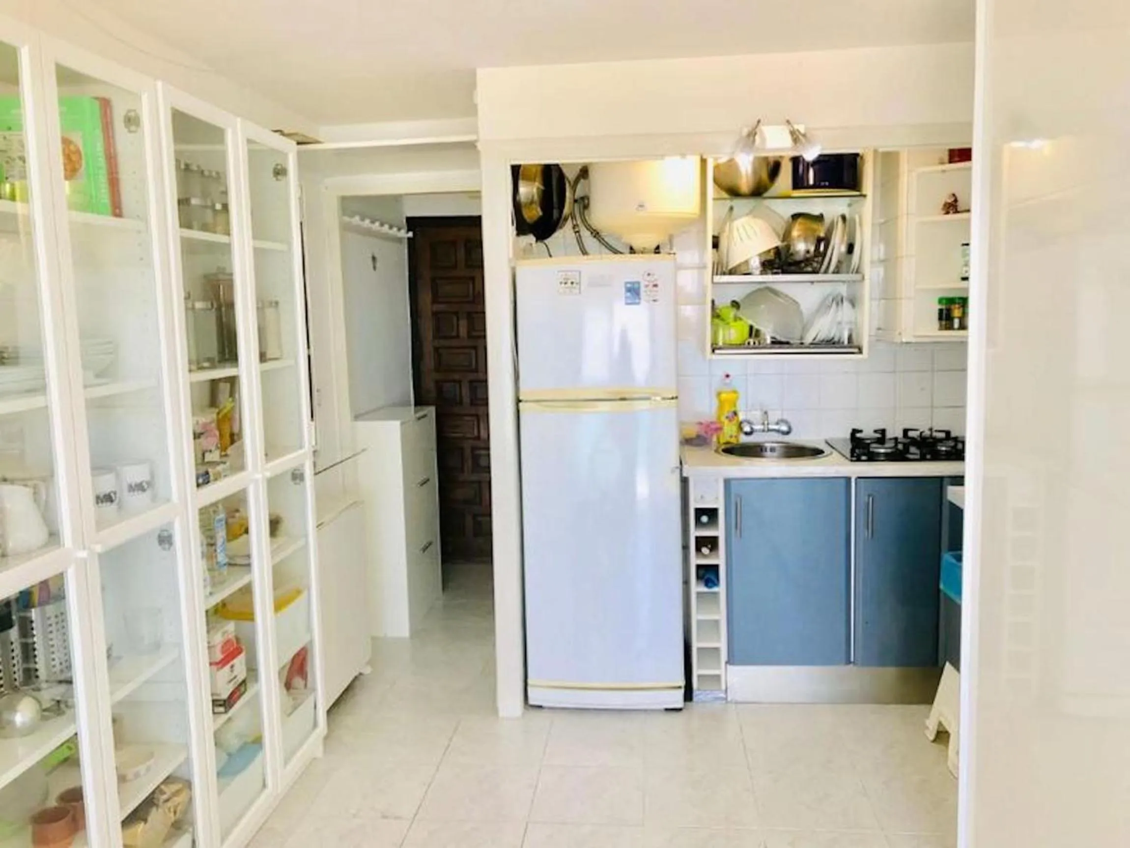 kitchen in Investingspain Studio beach paradise front sea views on the beach