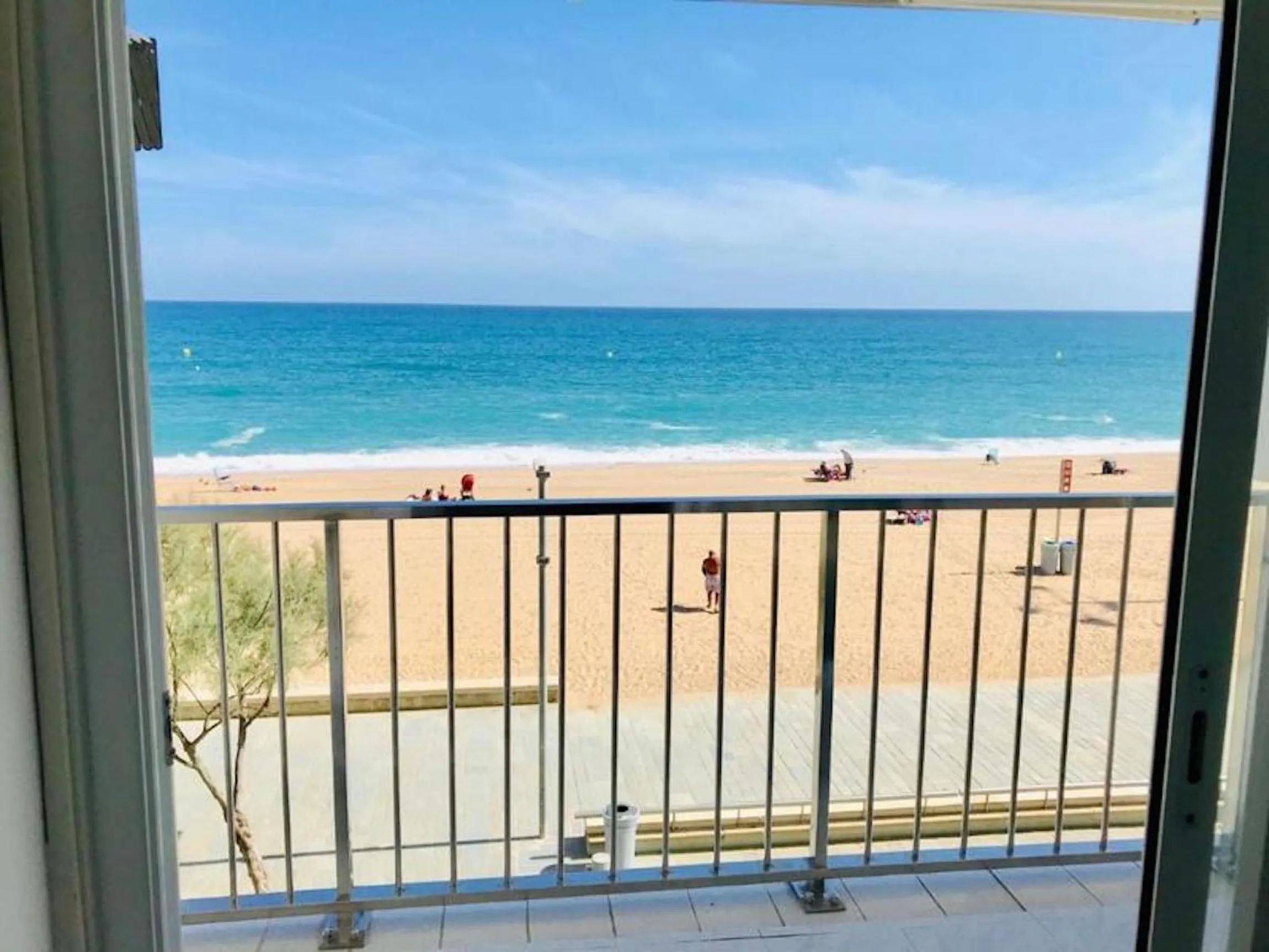 View (from property/room) in Investingspain Studio beach paradise front sea views on the beach