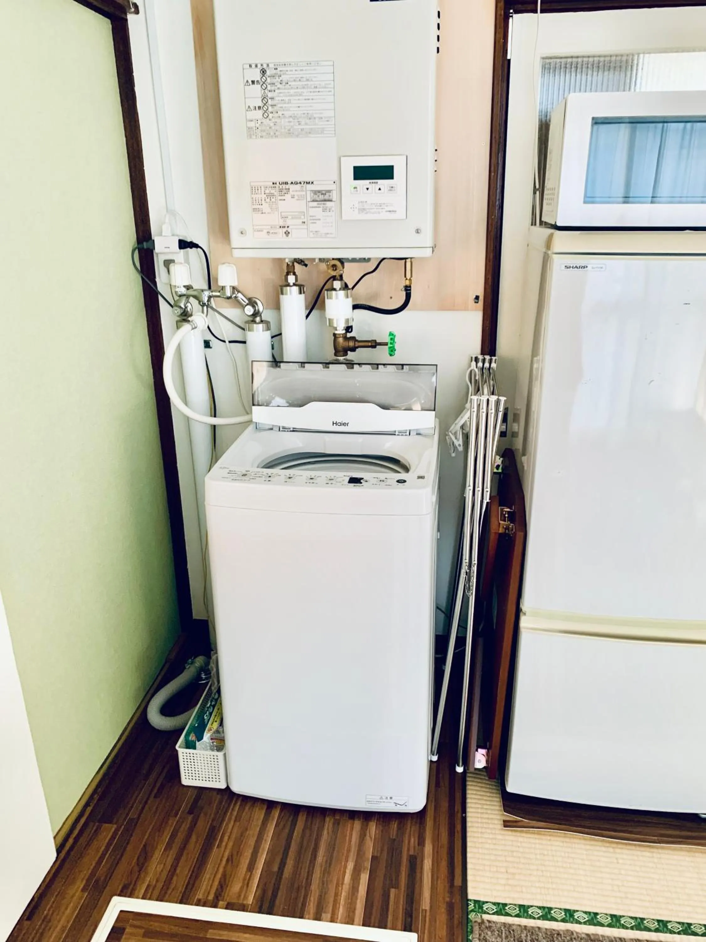 washing machine in Guesthouse NUI okhotsk 女満別 #NU1