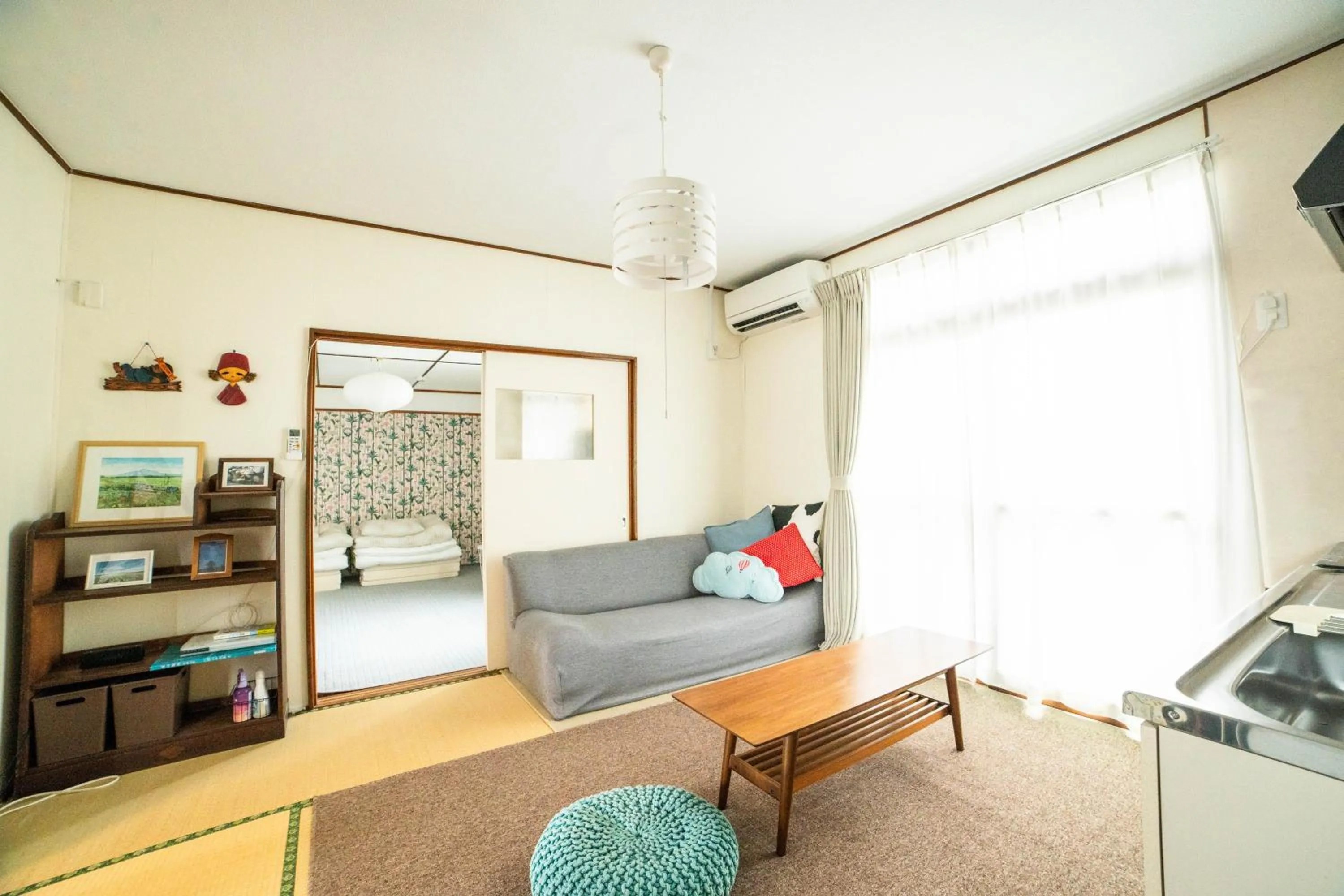 Living room in Guesthouse NUI okhotsk 女満別 #NU1