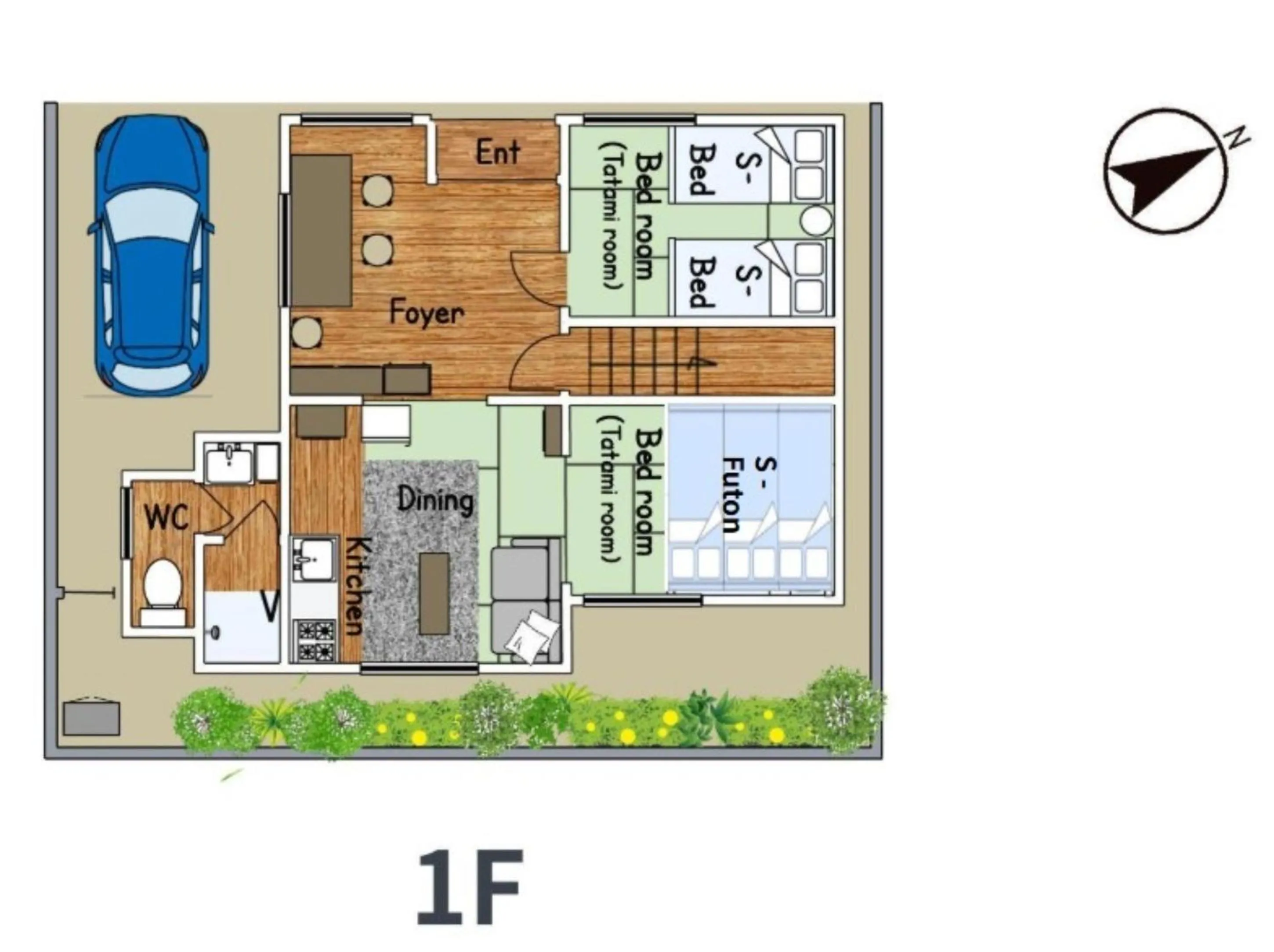 Photo of the whole room in Guesthouse NUI okhotsk 女満別 #NU1