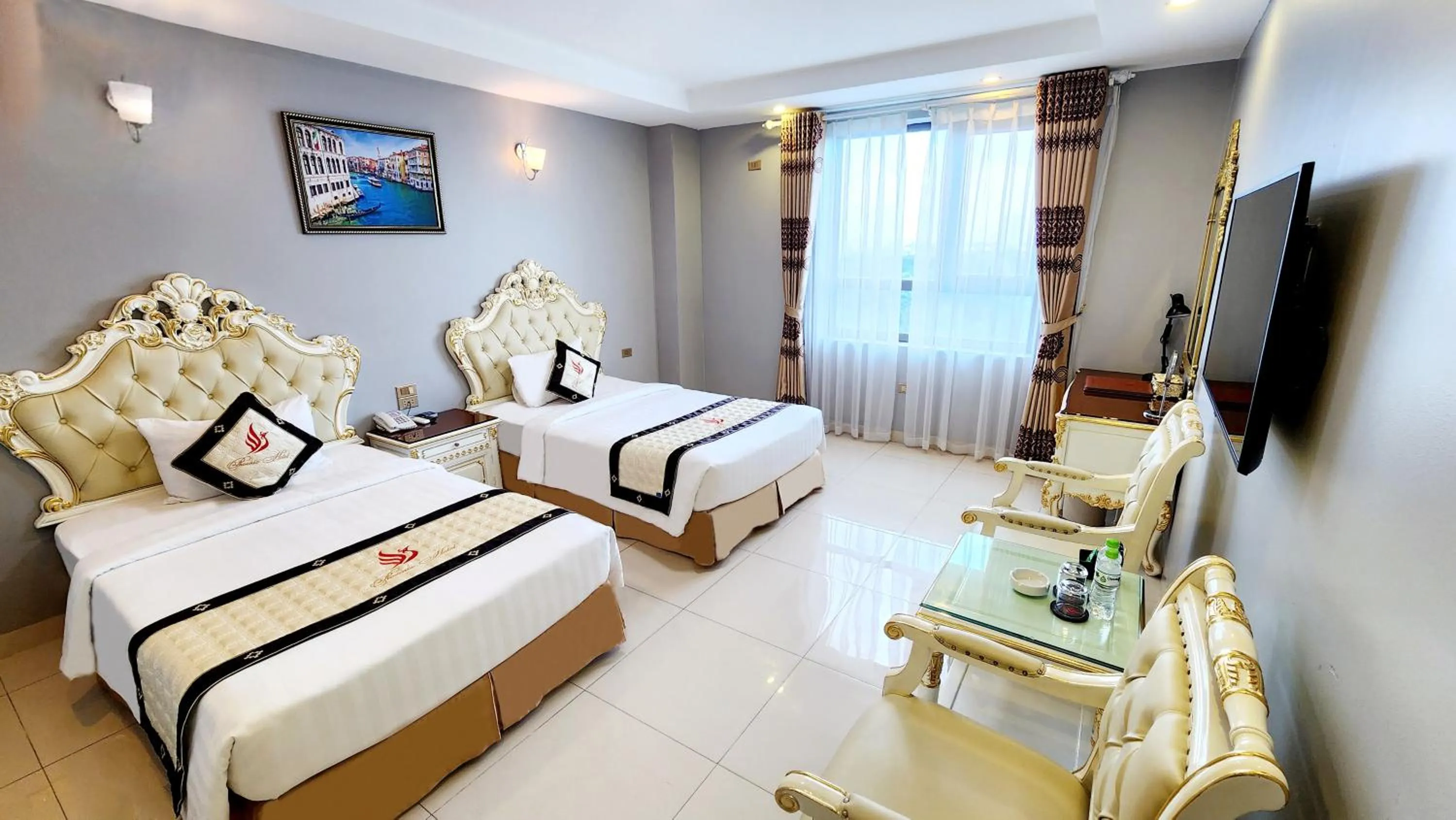 Bed in Khách Sạn Phượng Hoàng 3